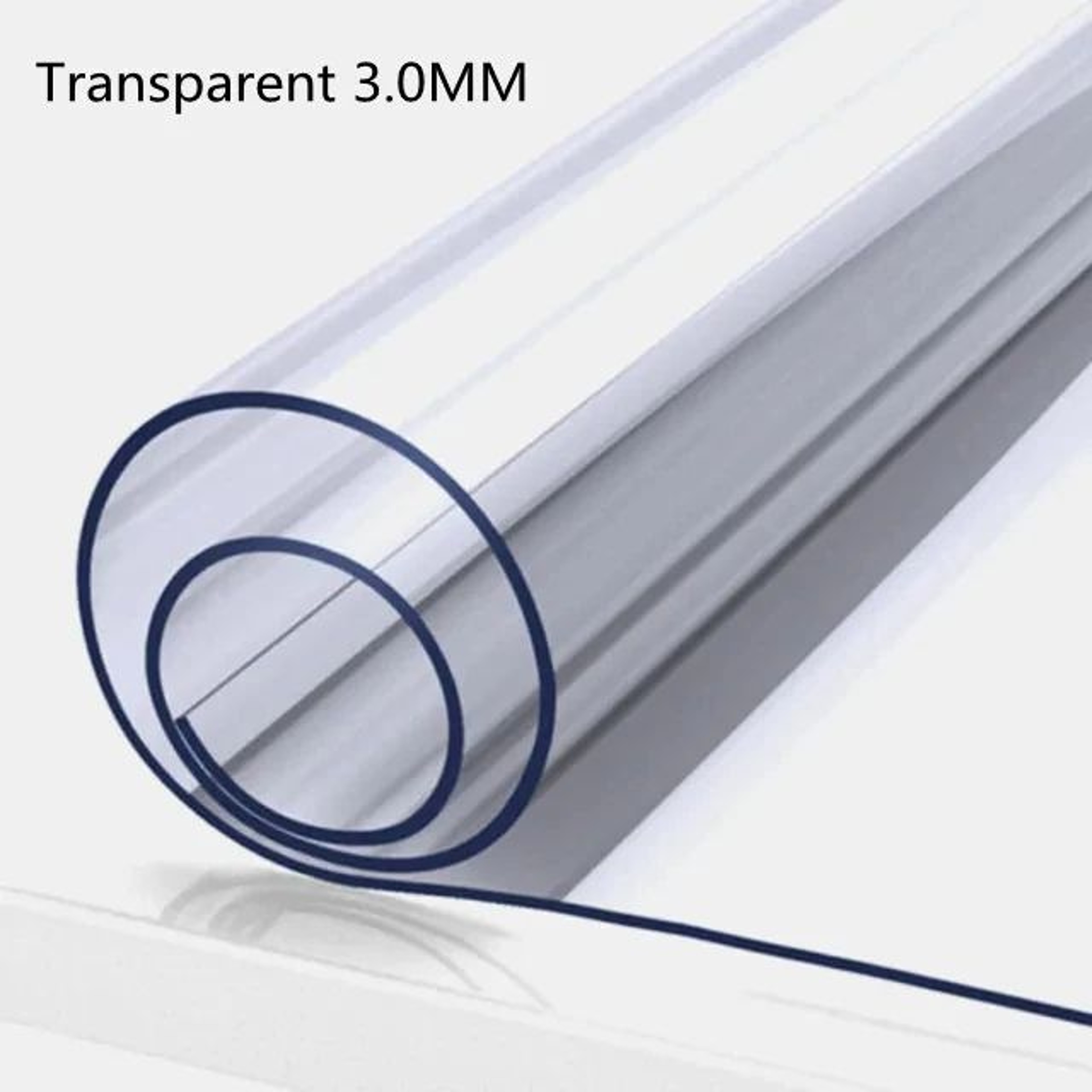 Clear PVC Table Protector  Waterproof HeatResistant Soft Glass Table Cover Pad 14