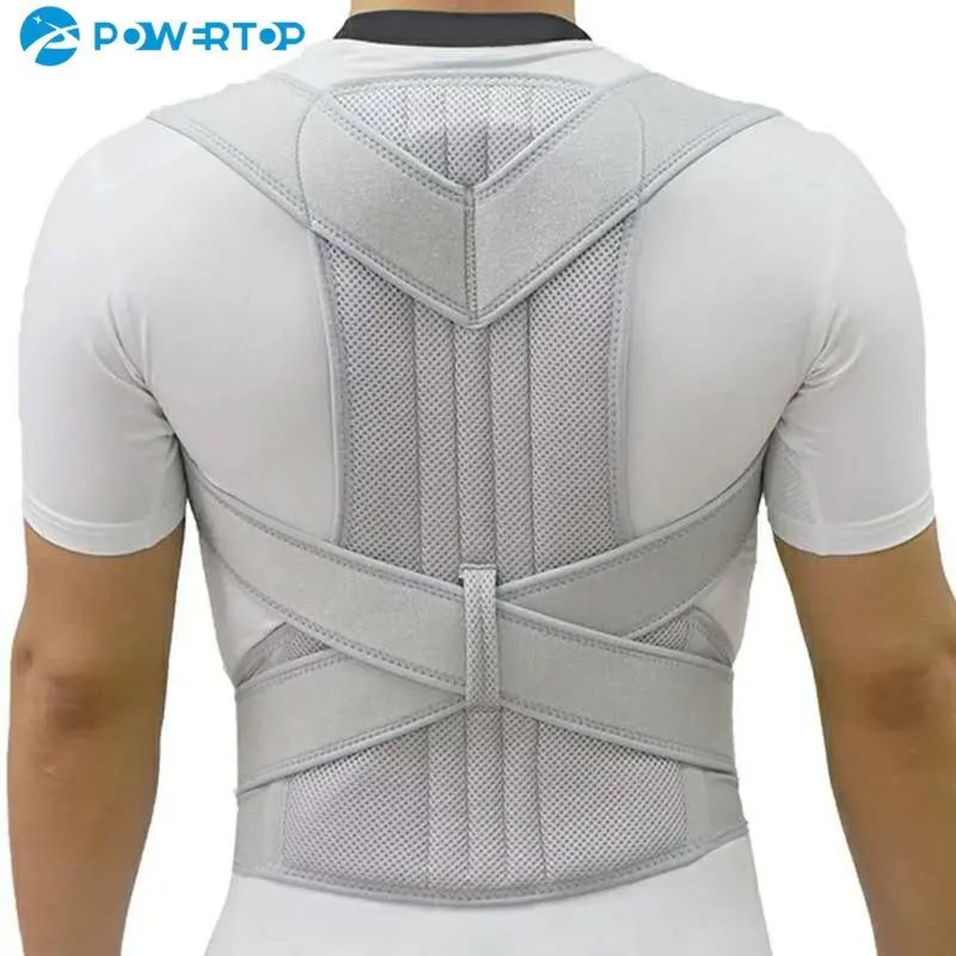 Adjustable Back Posture Corrector For Men  Women  Shoulder Support Brace For Spine Alignment  Back
