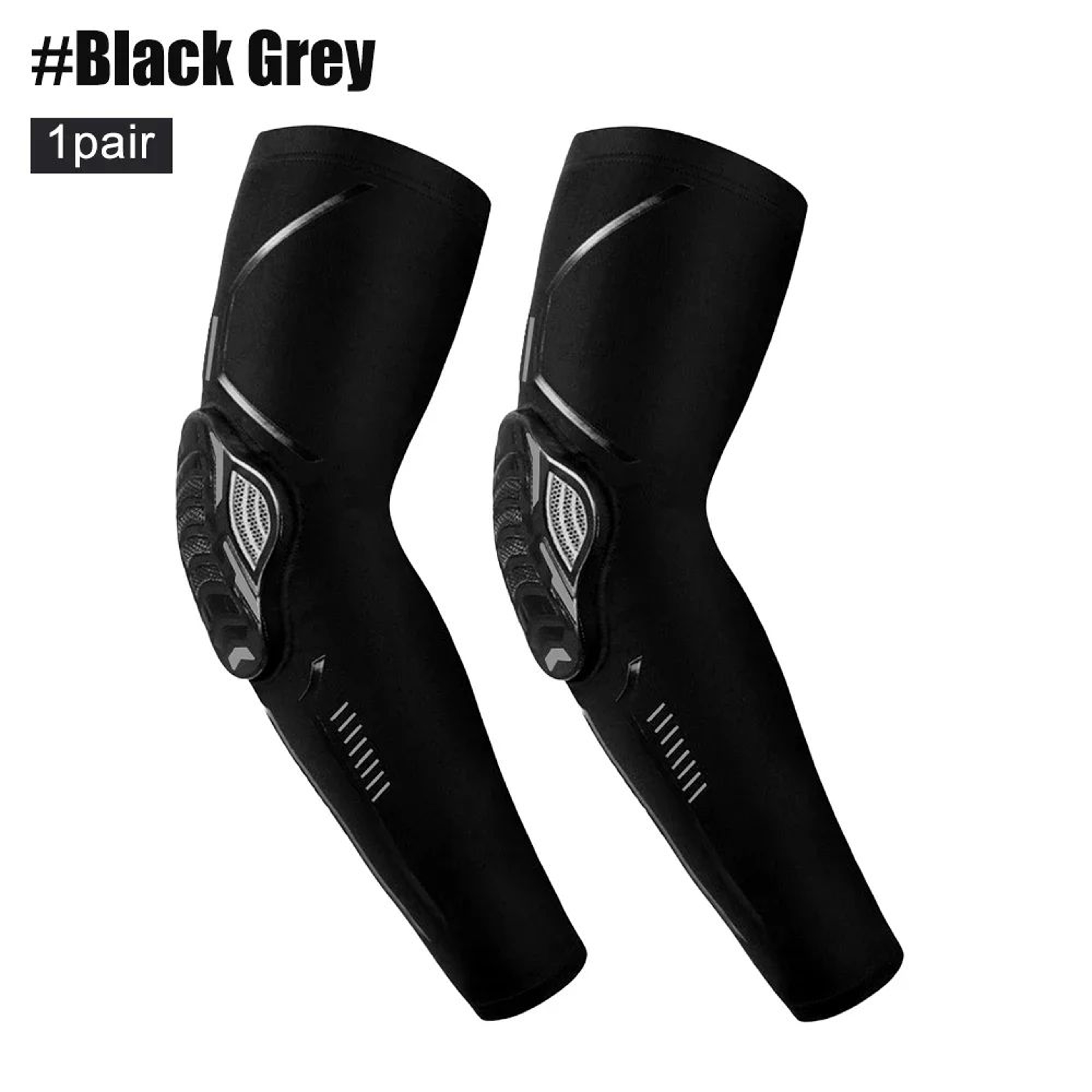 1 Pair EVA Elbow Compression Support Sleeves  Crash Proof Arm Braces For Basketball Football Cyclin