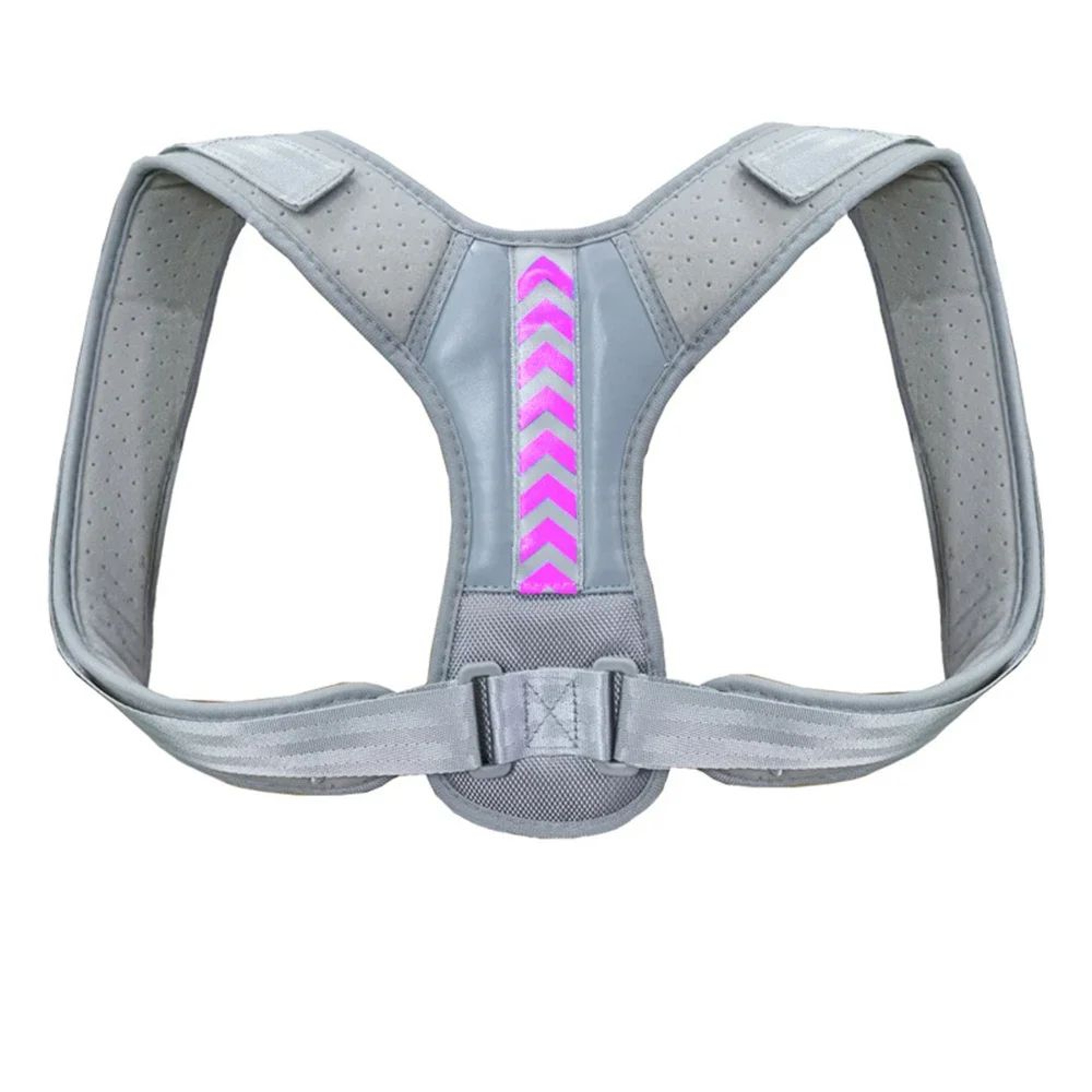 Adjustable Back Shoulder Posture Corrector Belt  Clavicle Spine Support Brace For Men  Women Neck   14