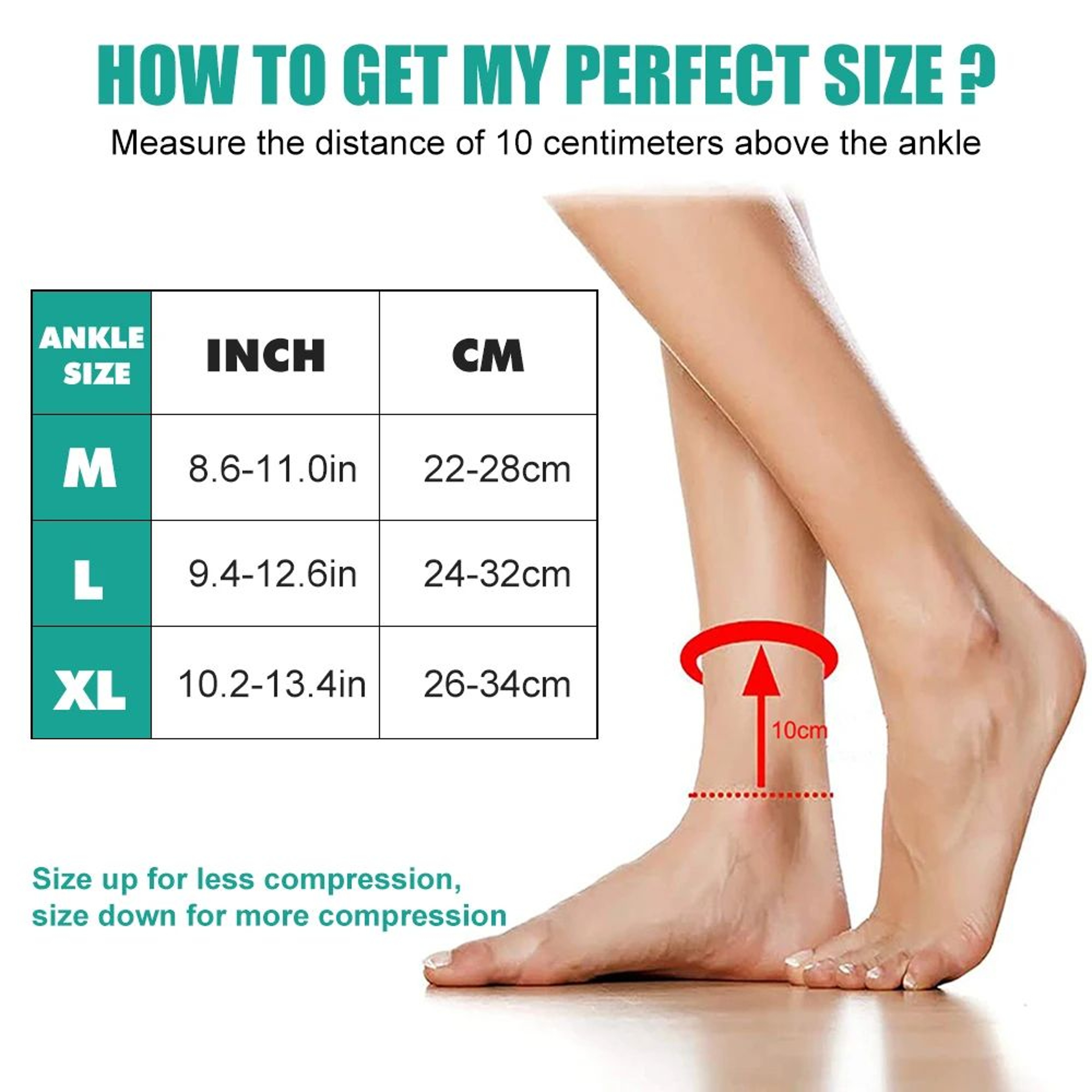 1pc Professional Sports Ankle Support Brace  Breathable Compression Sleeve With Silicone Grip For M 5