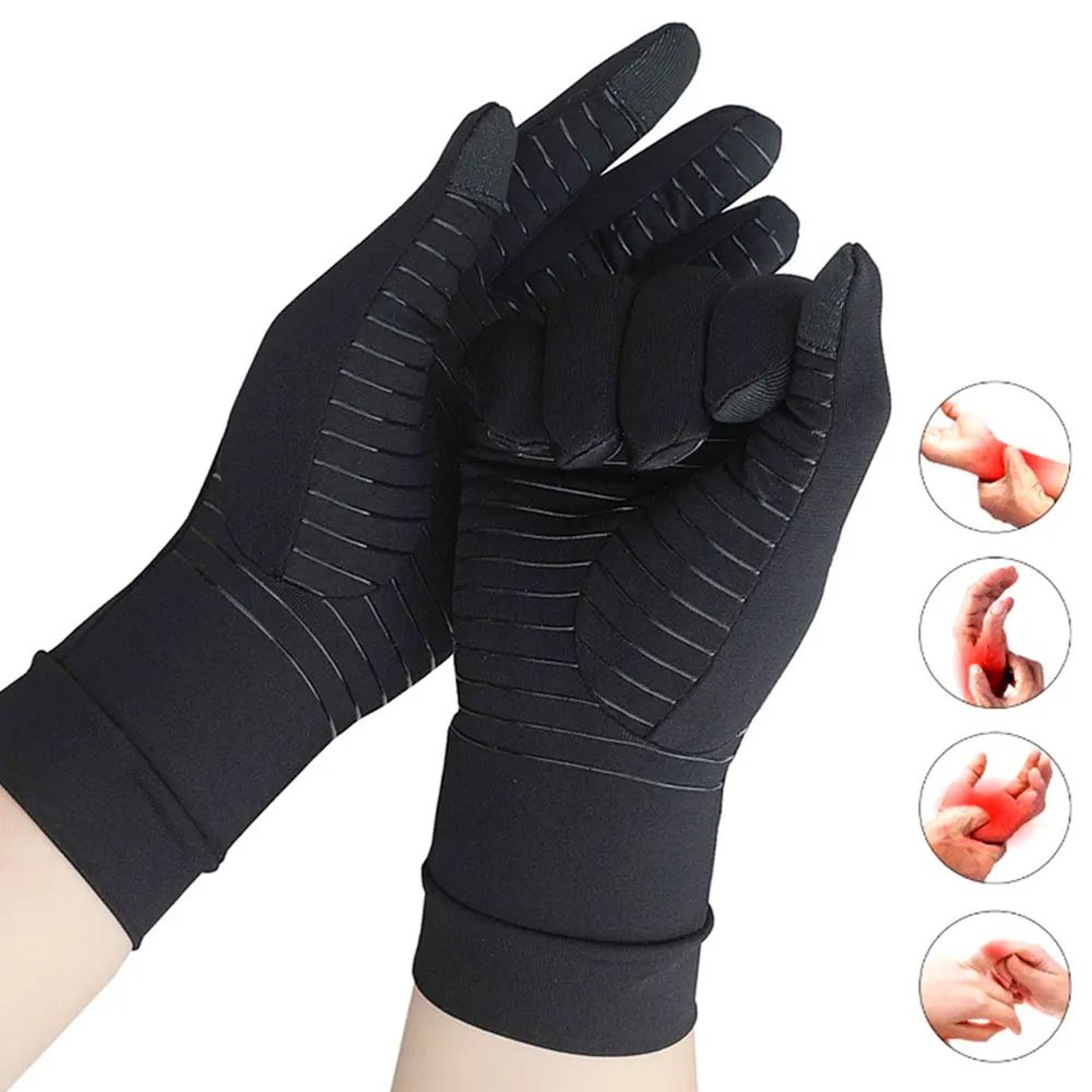 Copper Arthritis Compression Gloves  Hand Pain Relief For Carpal Tunnel Osteoarthritis  Swelling Me 7