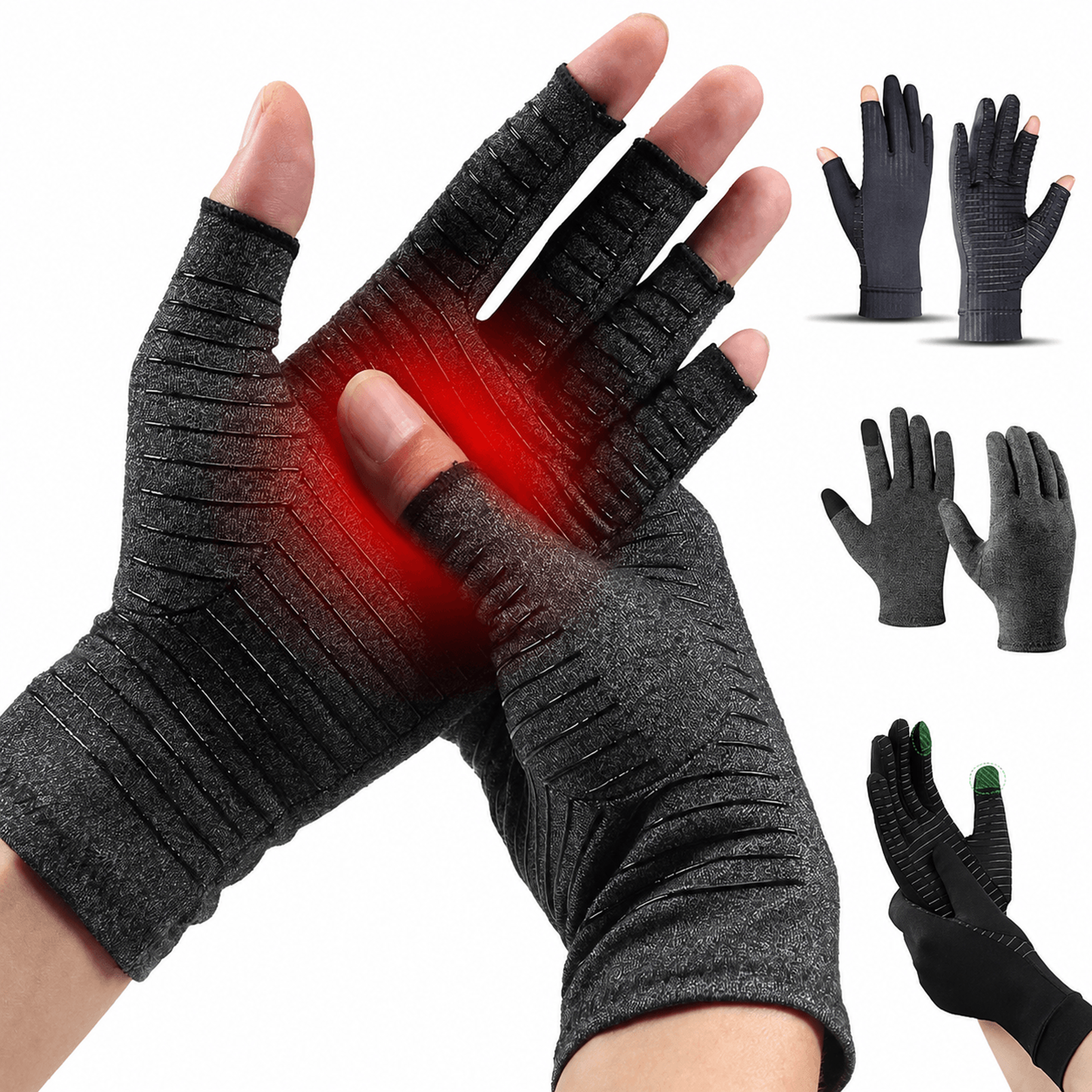 Copper Arthritis Compression Gloves  Hand Pain Relief For Carpal Tunnel Osteoarthritis  Swelling Me 0