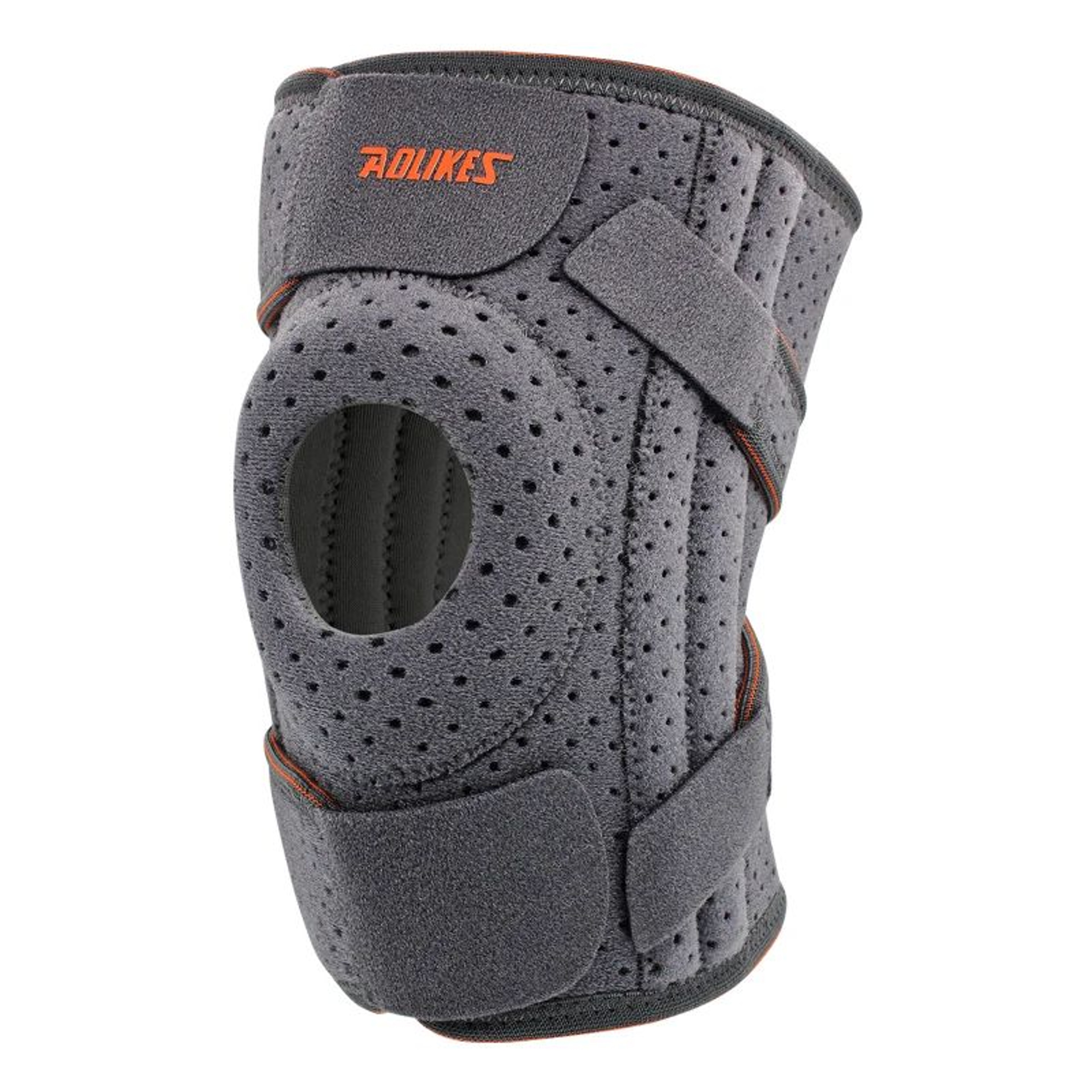 AOLIKES 1pcs Knee Brace With Side Stabilizers  Gel Patella Pads  Adjustable Knee Support For Runnin 10