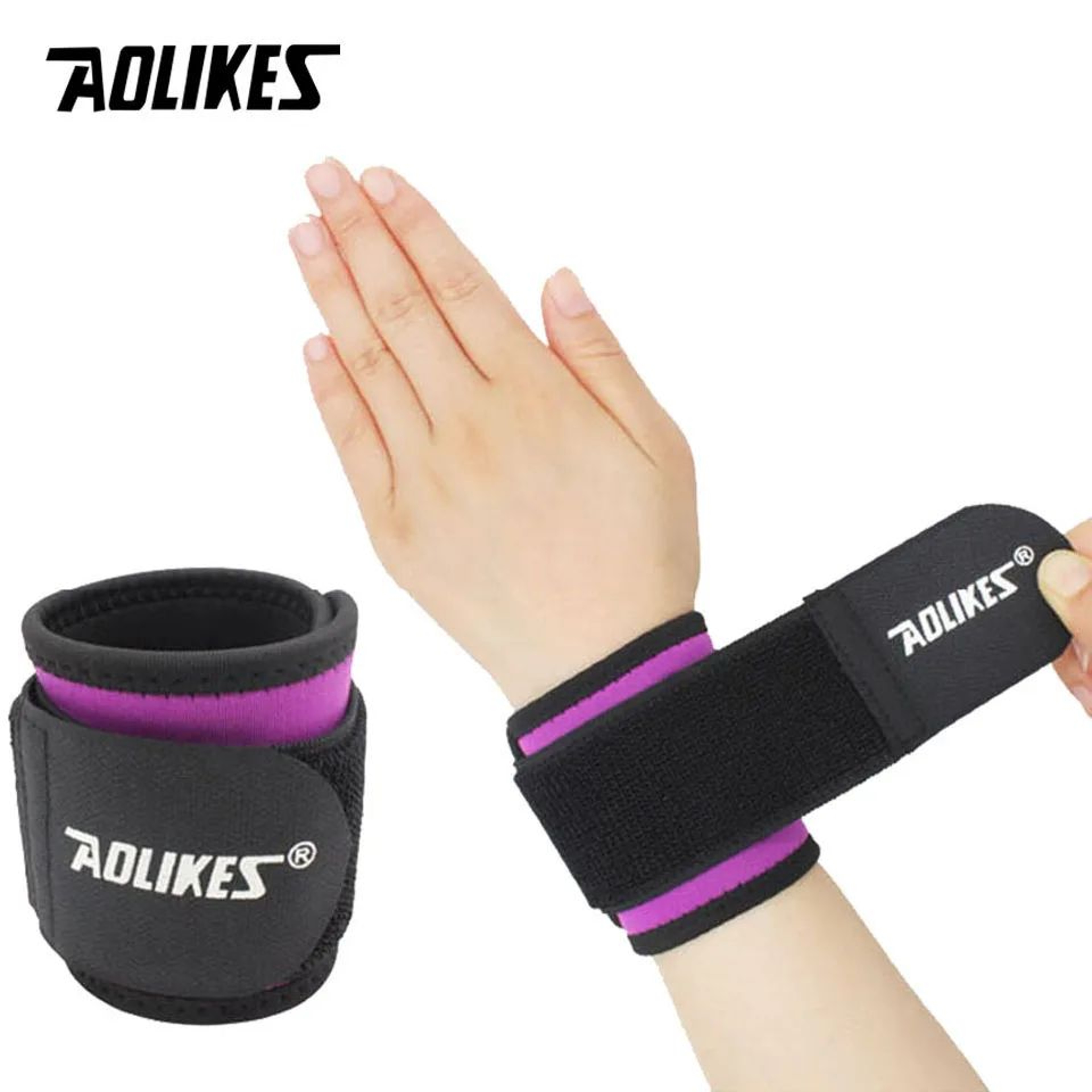 1pc Adjustable Wrist Support Brace  Gym Wrist Wrap For Men  Women Weightlifting Fitness  Sports Pro