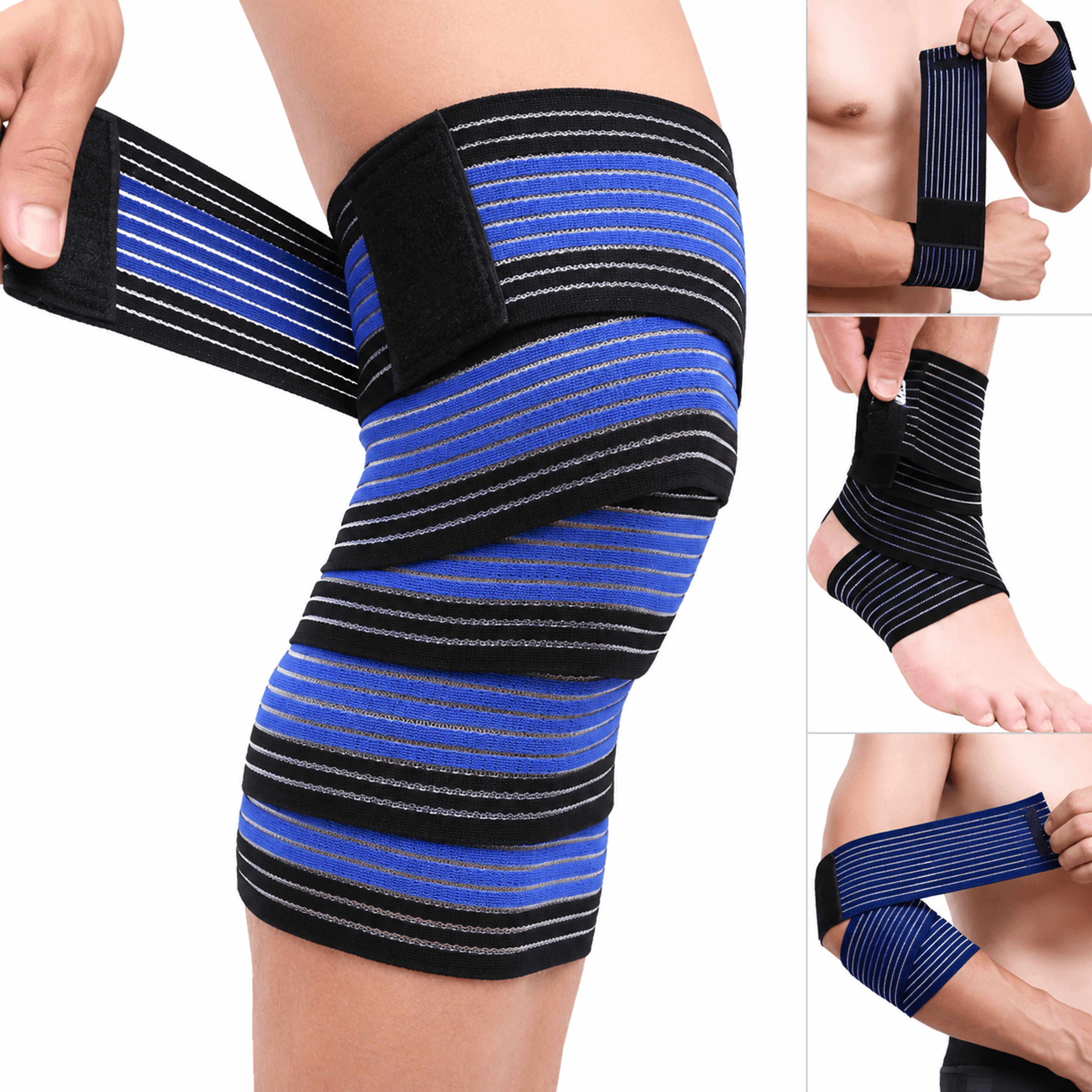 1pc Elastic Compression Bandage Wrap  Adjustable Knee Support Strap For Ankle Wrist Elbow Calf  Spo 0