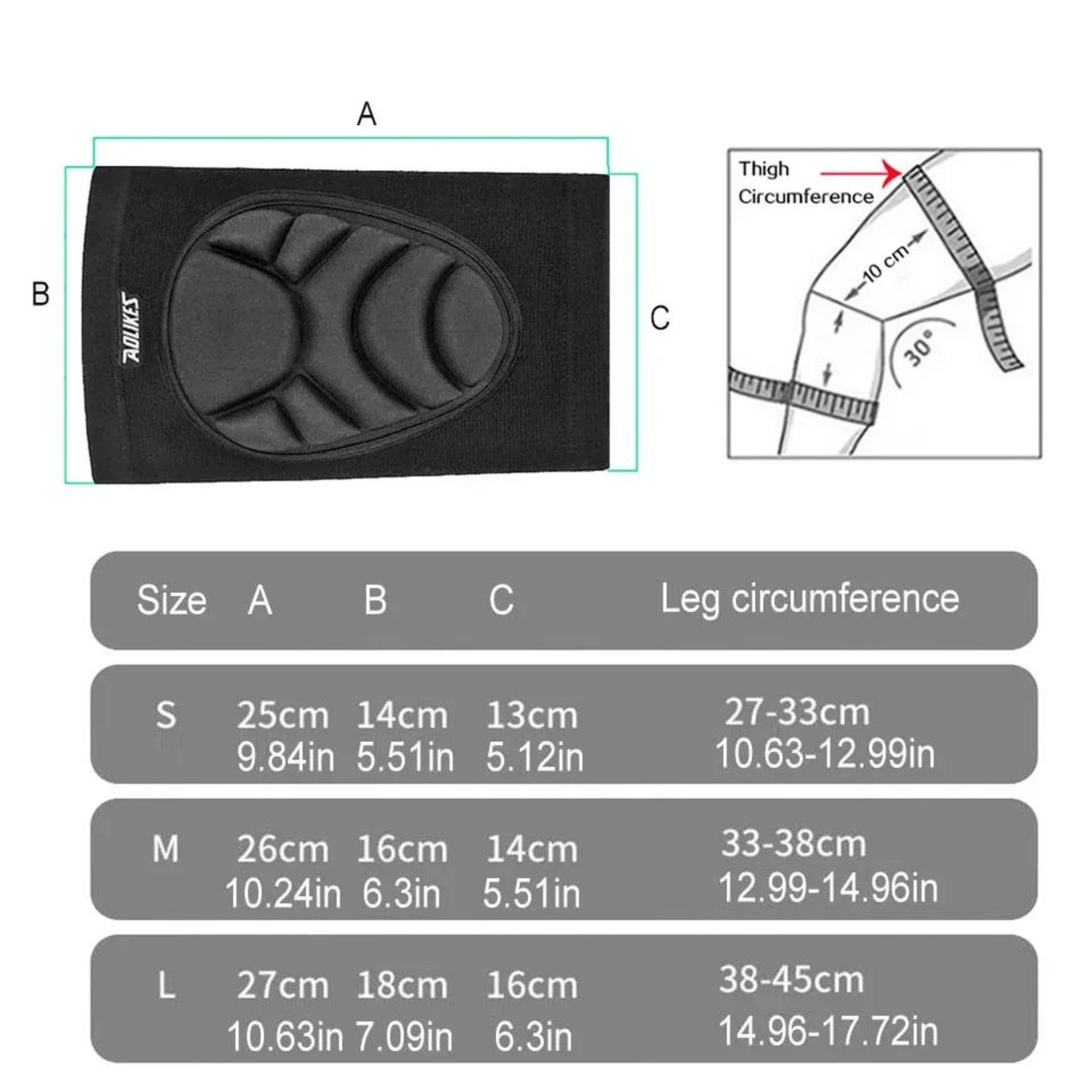 1 Pair Thick Sponge Knee  Elbow Pads  Collision Protection Support Sleeves For Basketball Football