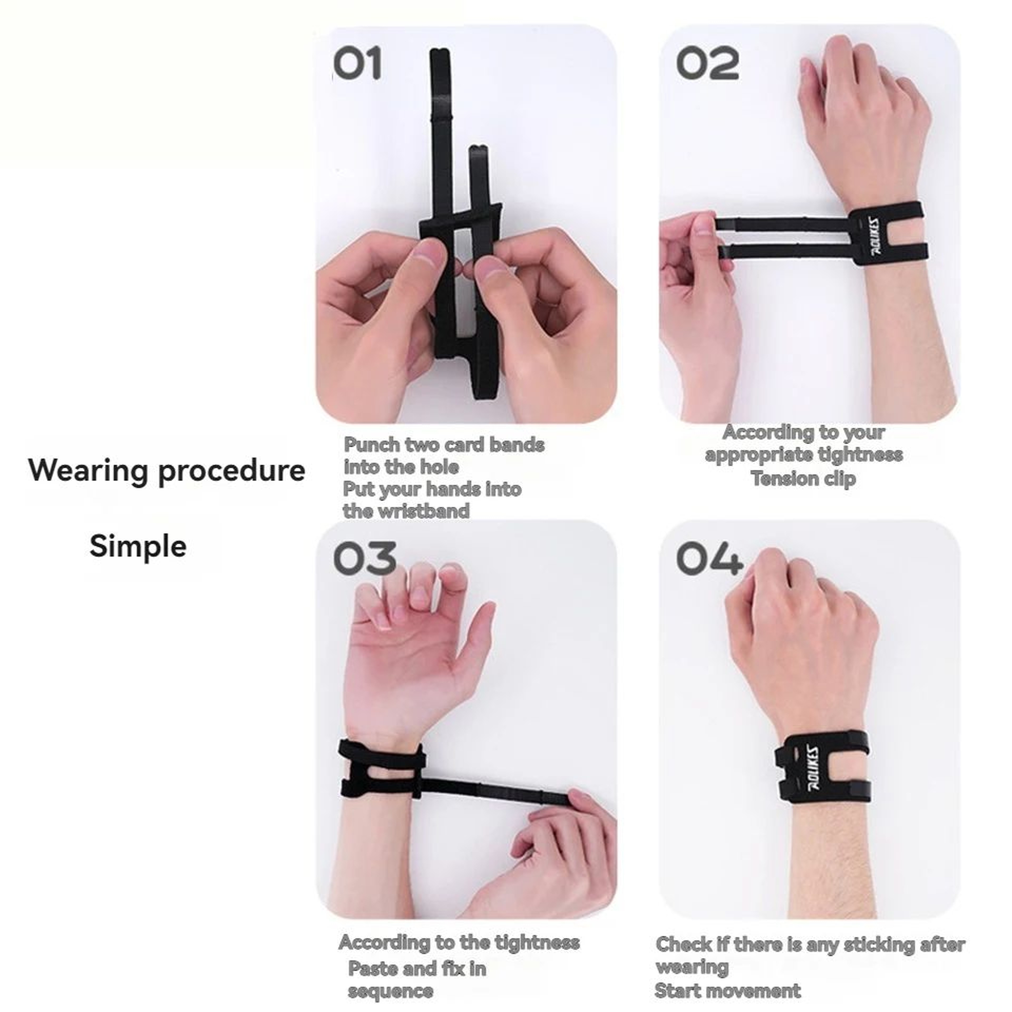 1pc Adjustable TFCC Wrist Brace Support  Ulnar Wrist Stabilizer For TFCC Tear Weightlifting Sports