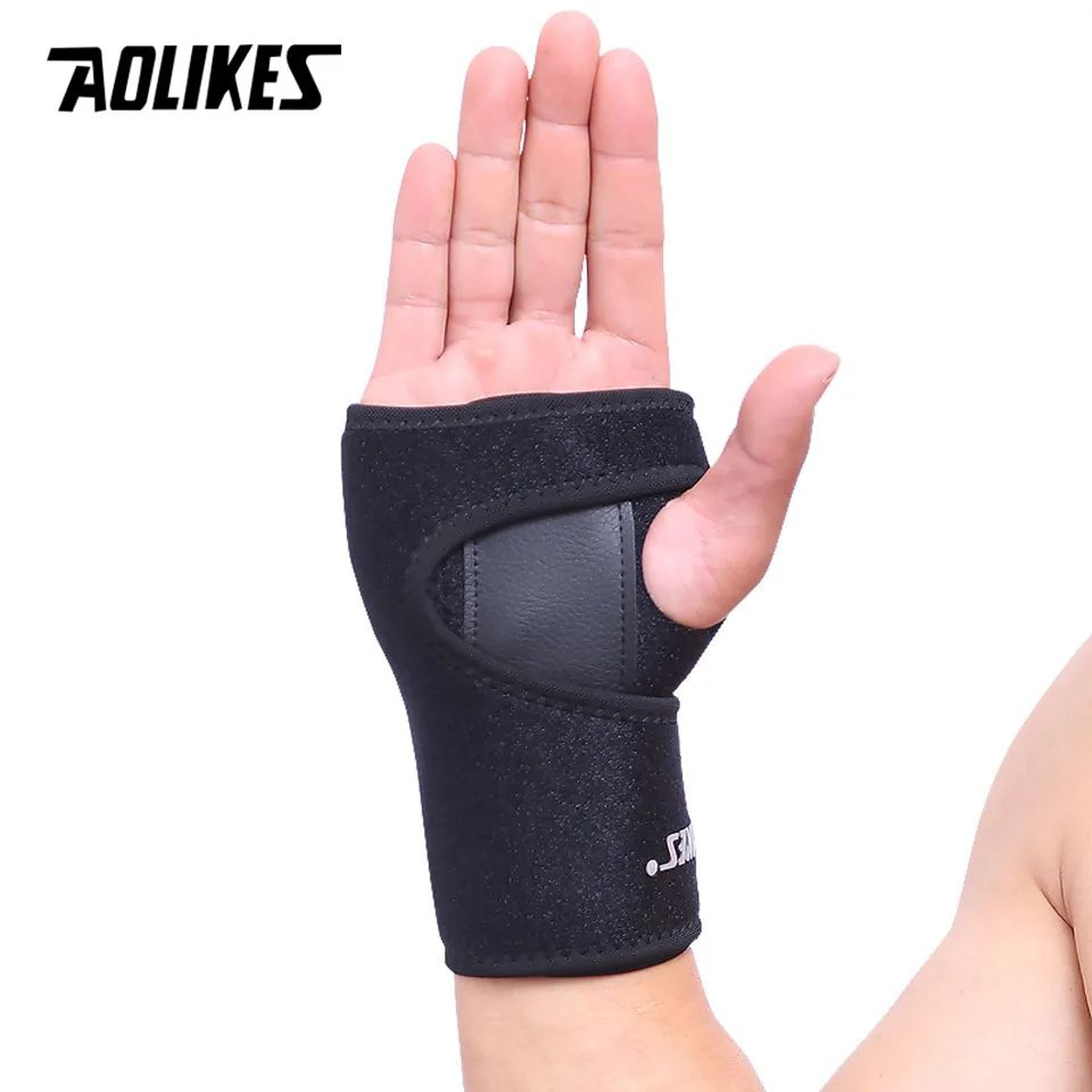 1pc Weight Lifting Wrist Support Straps  Adjustable Gym Wrist Brace For Carpal Tunnel Training  Han 2