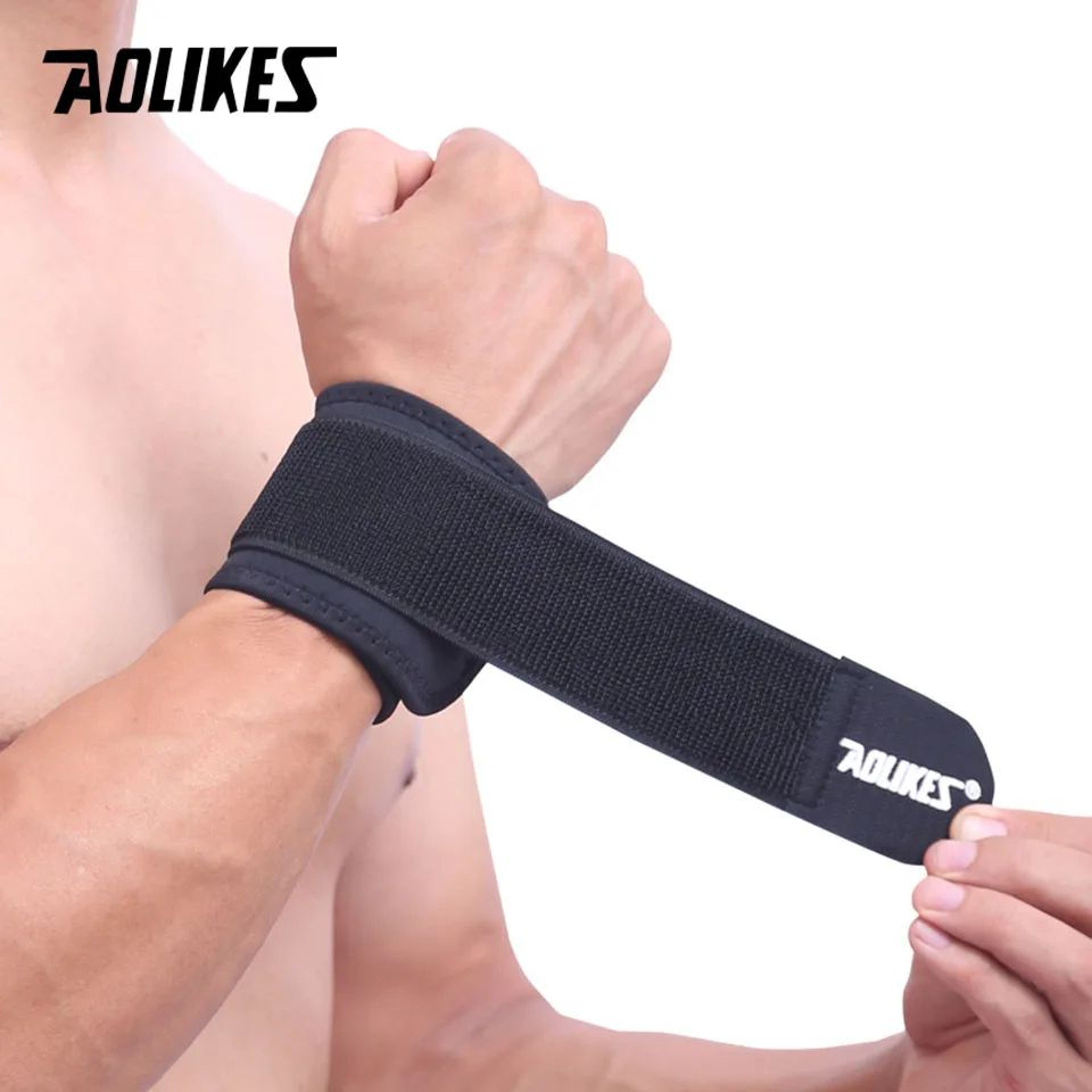 1pc Adjustable Wrist Band Support Brace  Compression Wrist Wrap For Tendonitis Sports  Pain Relief 3