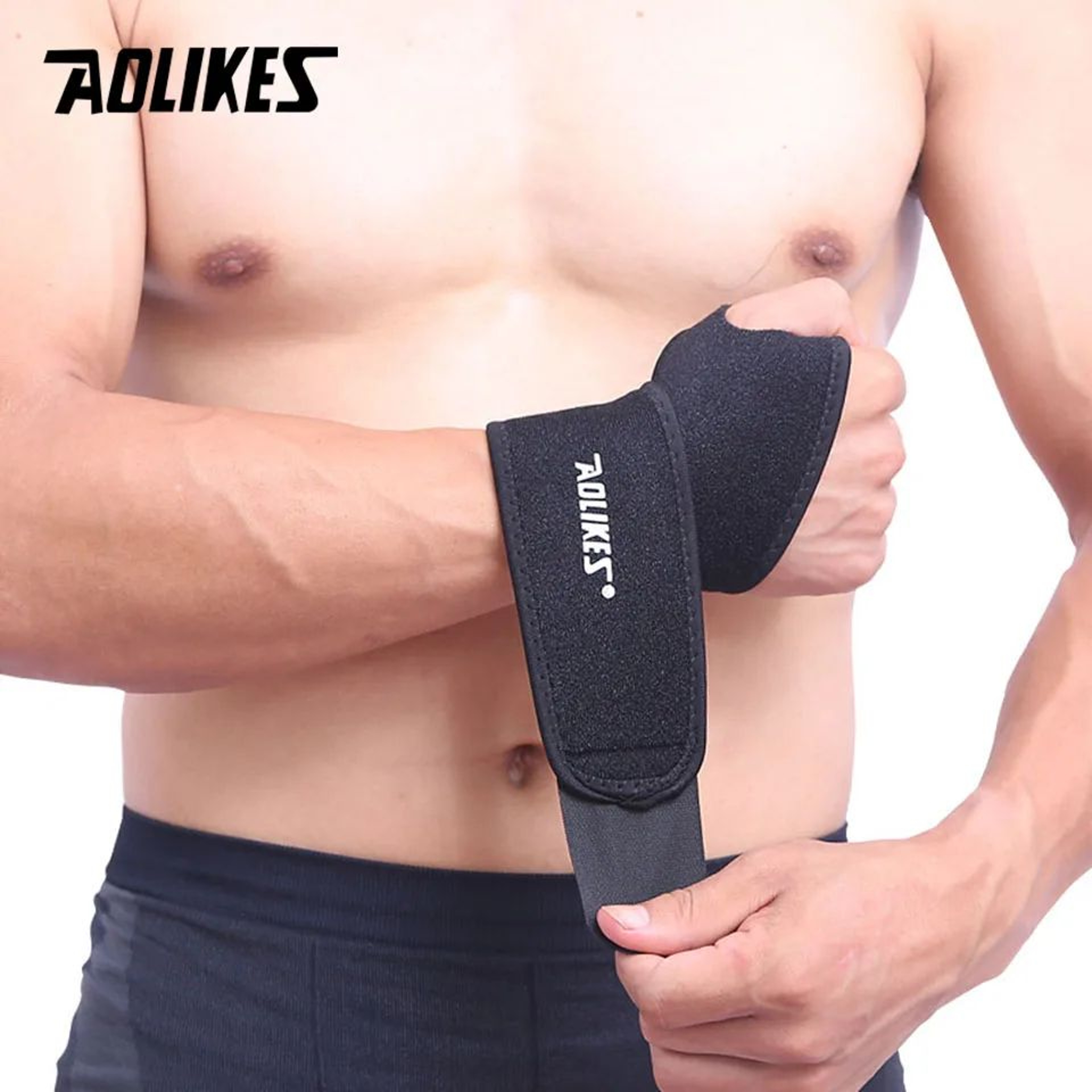 1pc Adjustable Wrist Band Support Brace  Compression Wrist Wrap For Tendonitis Sports  Pain Relief 4