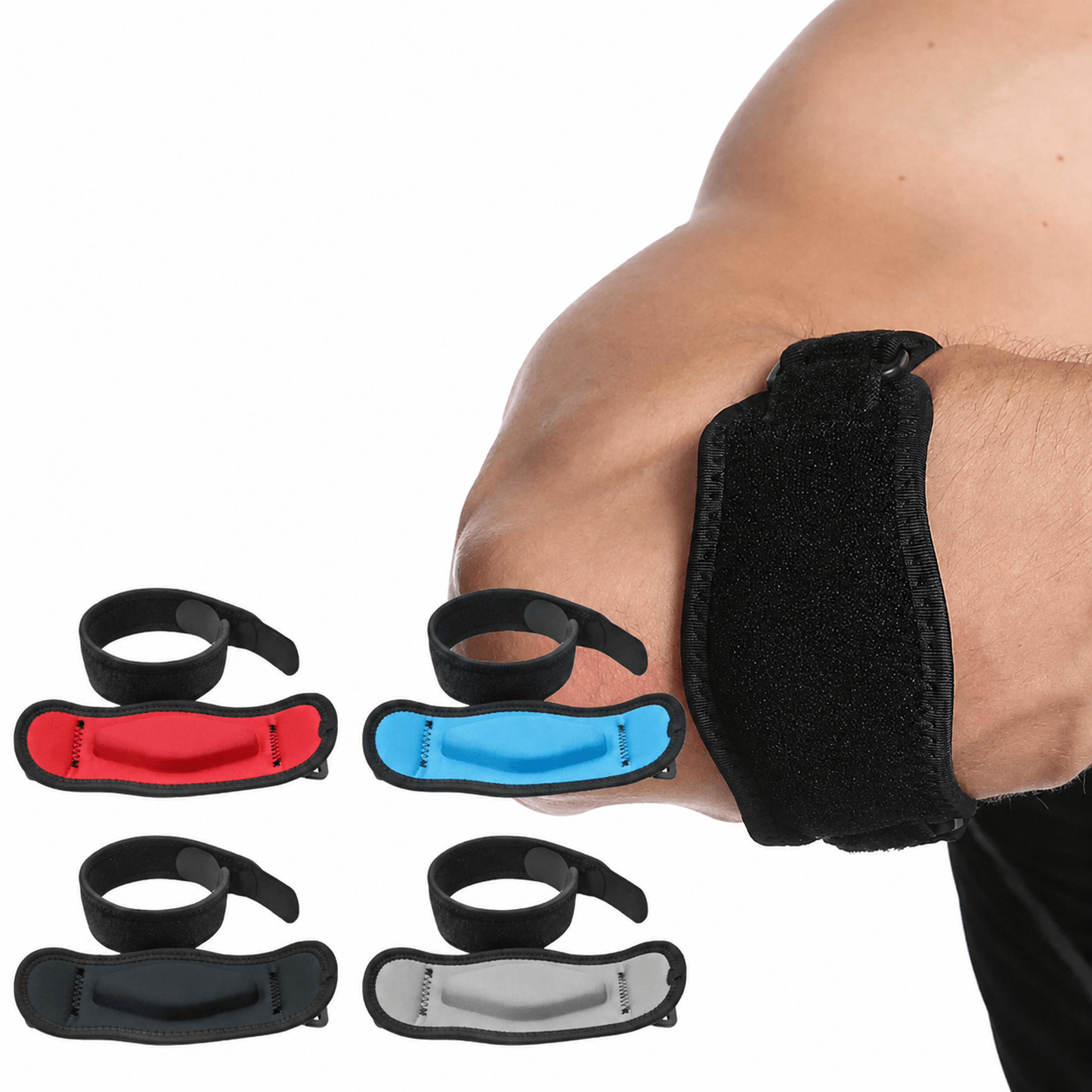 Adjustable Elbow Support Strap  Tennis Elbow Brace Golfers Elbow Compression Pad For Sports Pain Re 0