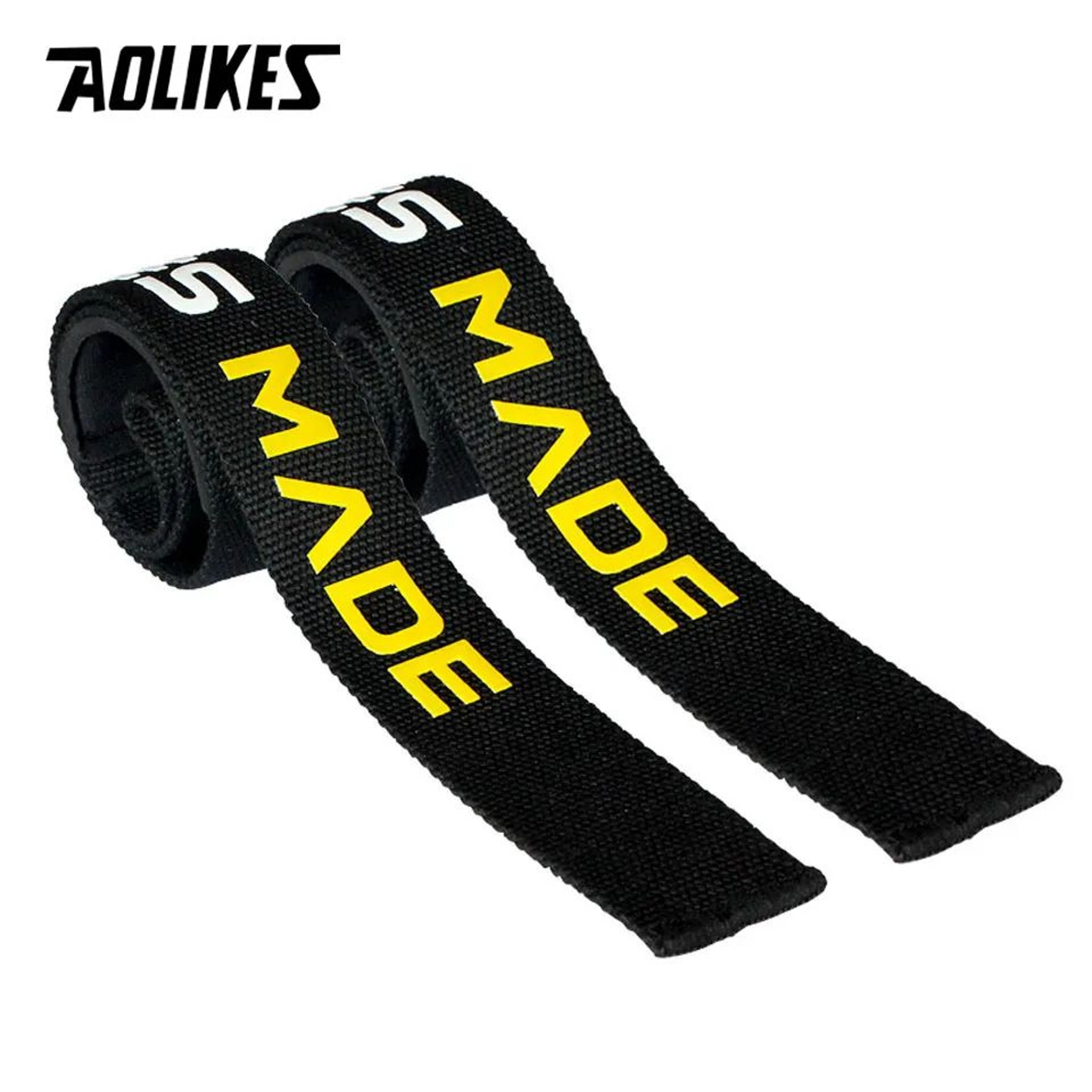 1 Pair Weight Lifting Straps  AntiSlip Deadlift Straps Wrist Support For Powerlifting Bodybuilding  2