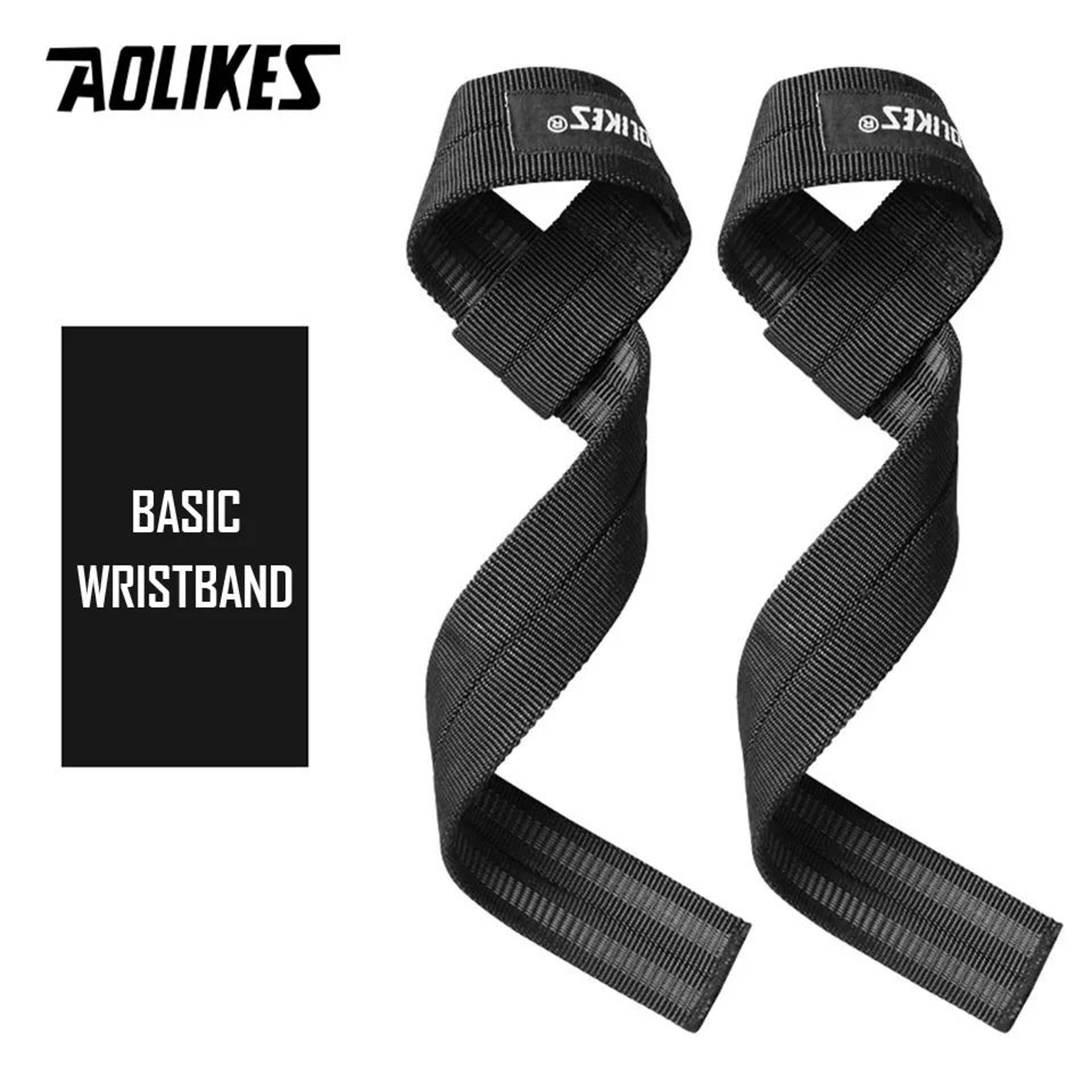 1 Pair Weight Lifting Straps  AntiSlip Deadlift Straps Wrist Support For Powerlifting Bodybuilding  6