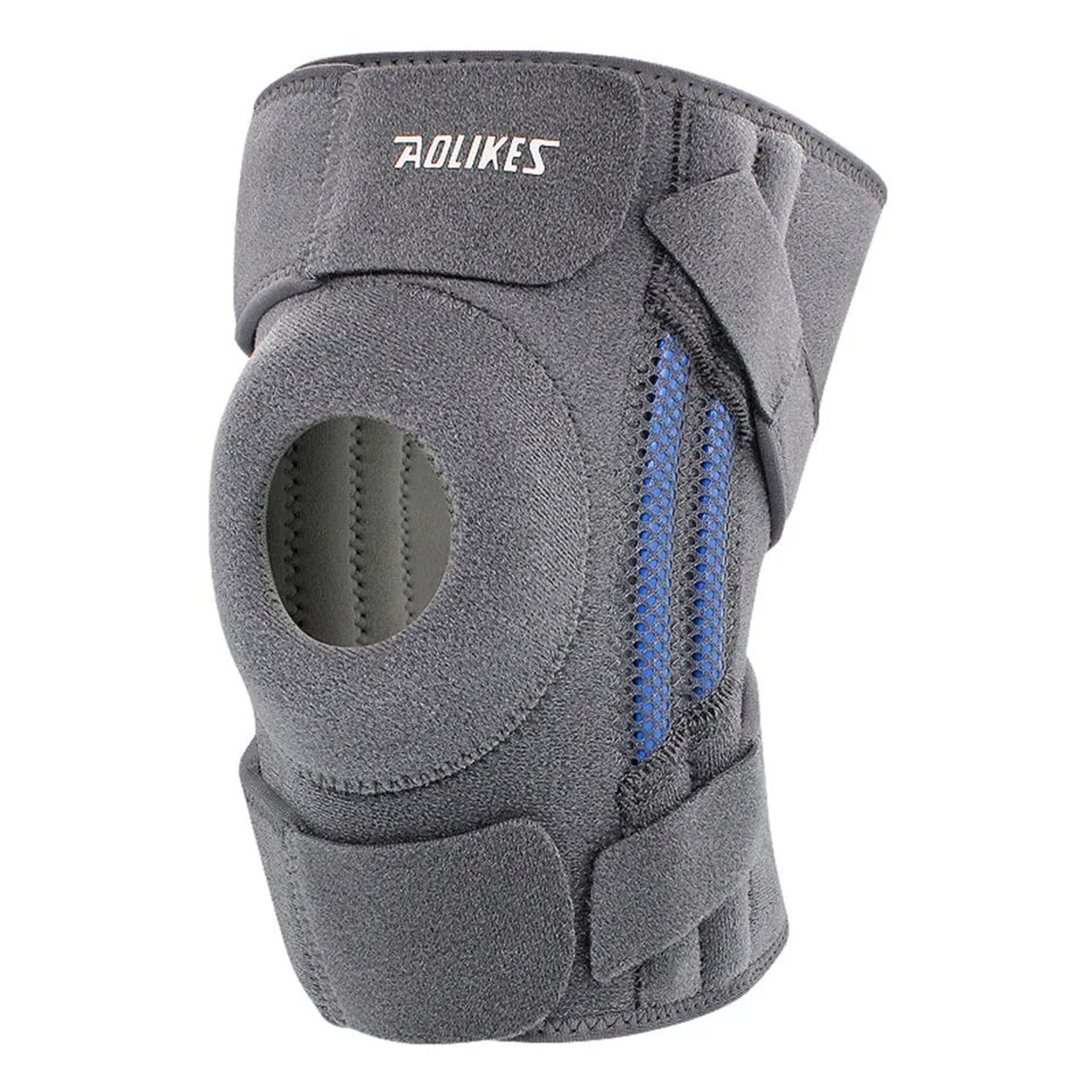 1pc Adjustable Knee Brace With Side Stabilizers  Patella Gel Pads  Knee Support Brace For Pain Reli