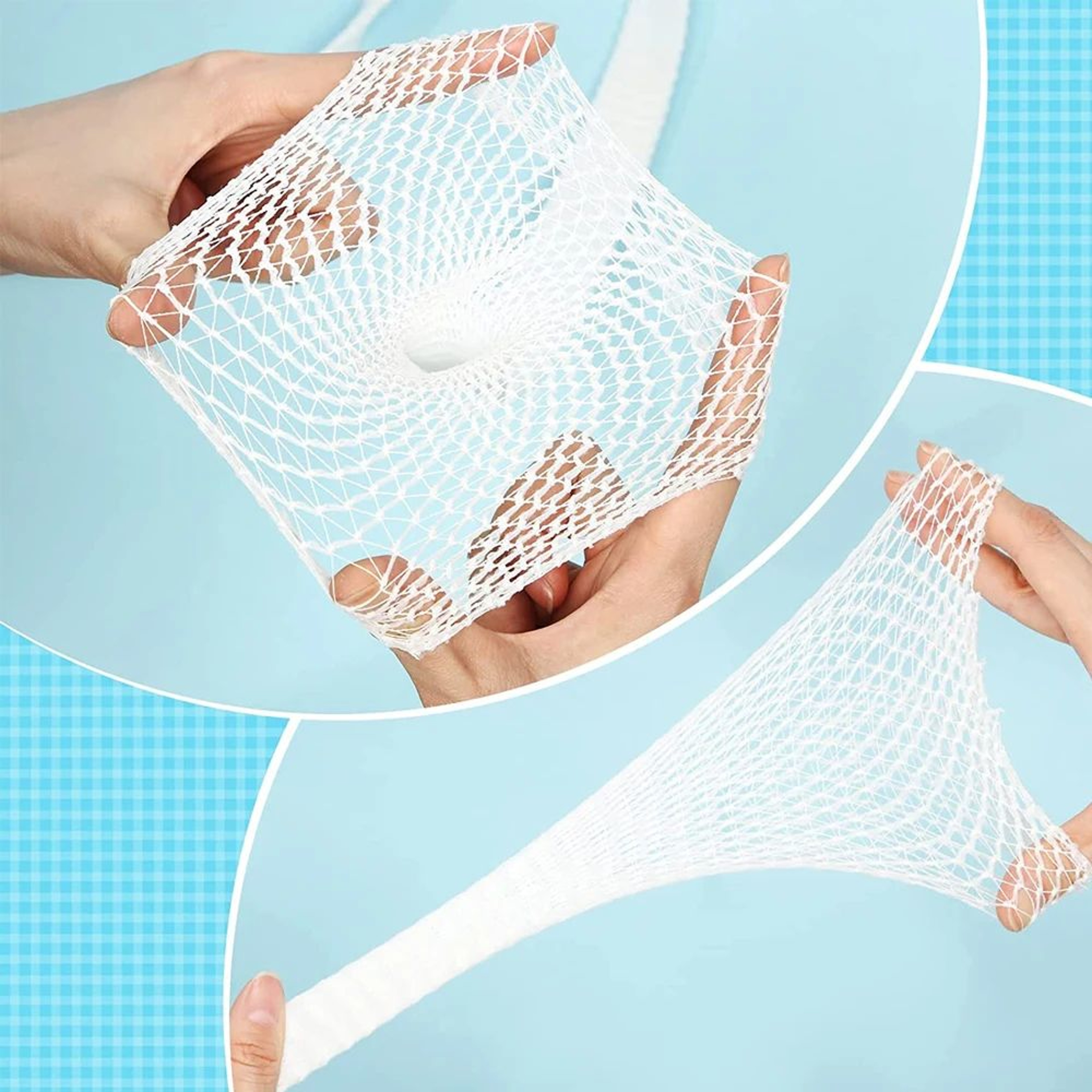 1 Roll Elastic Net Tubular Bandage  Breathable Wound Dressing Retainer For Knee Calf Ankle Arm  Spo 1