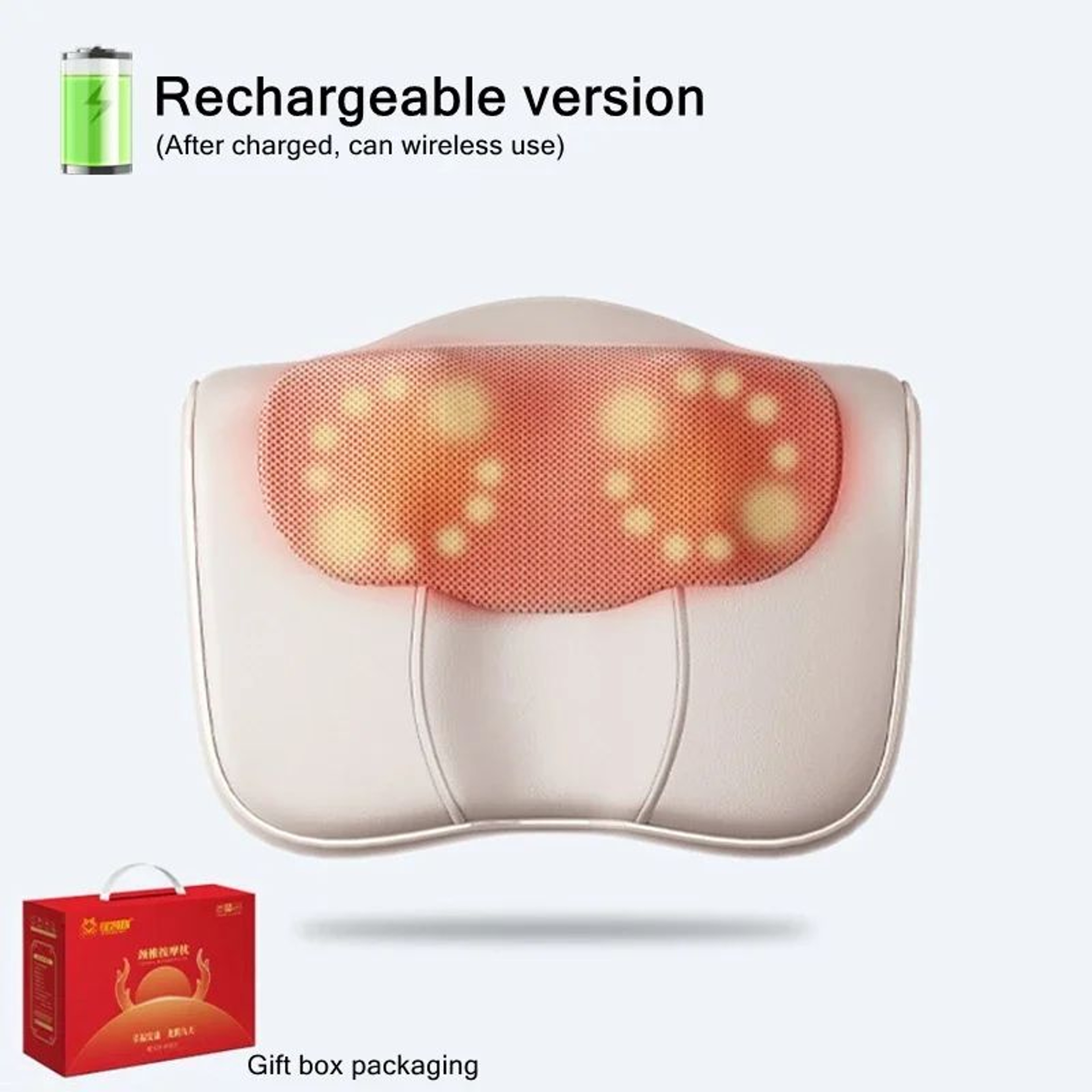 Electric Shiatsu Neck Massage Pillow With Heat  Deep Kneading Cervical Back Waist  Shoulder Massage 8