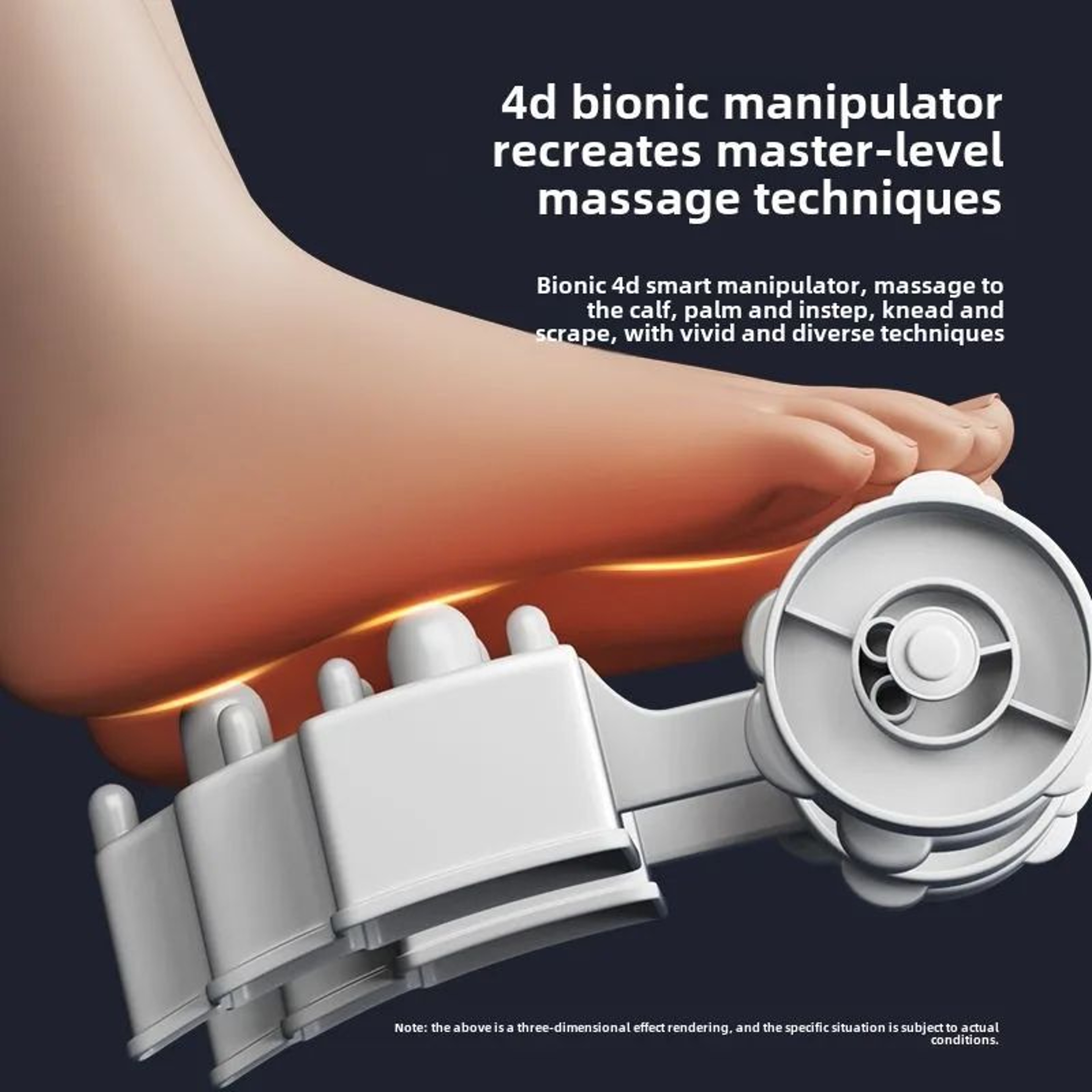Foot  Calf Massager With Heat  Shiatsu Deep Kneading Compression Leg Massager For Circulation Relie 4