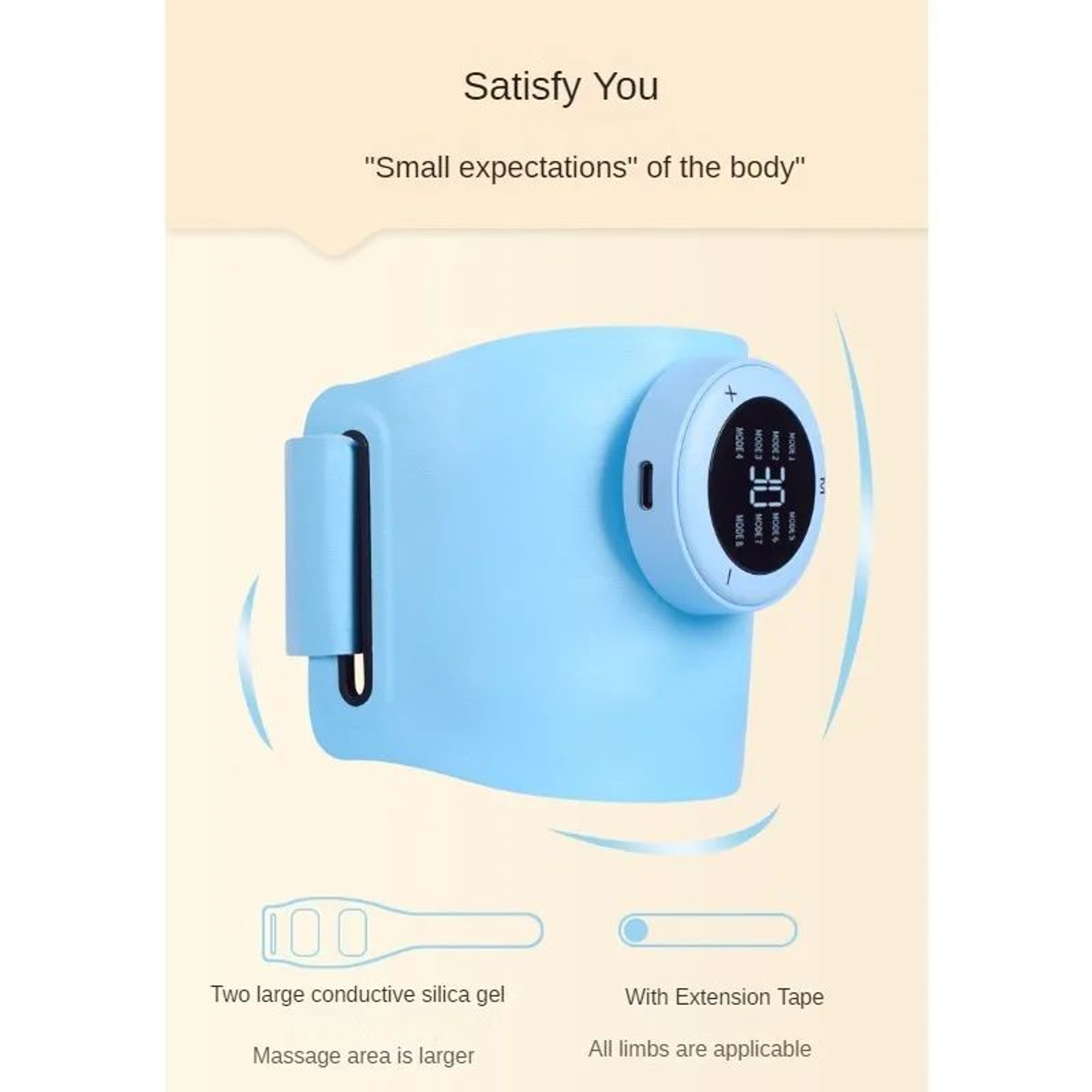 Wireless Arm Massager With EMS Muscle Stimulation  Portable Deep Tissue Body Sculpting Massager For 4