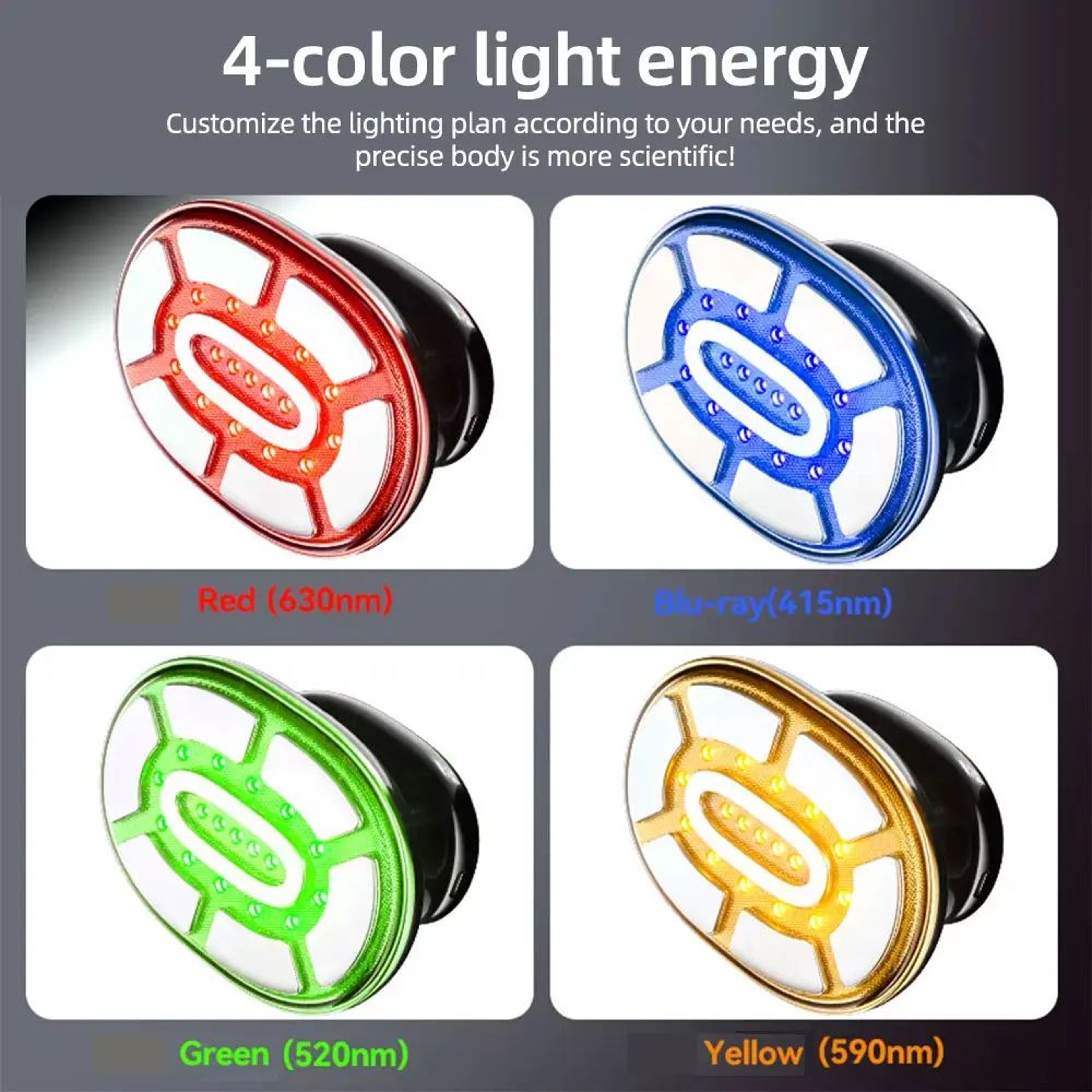 RF Body Slimming Machine With LED Light Therapy  Cordless Body Sculpting Massager For Skin Firming  1