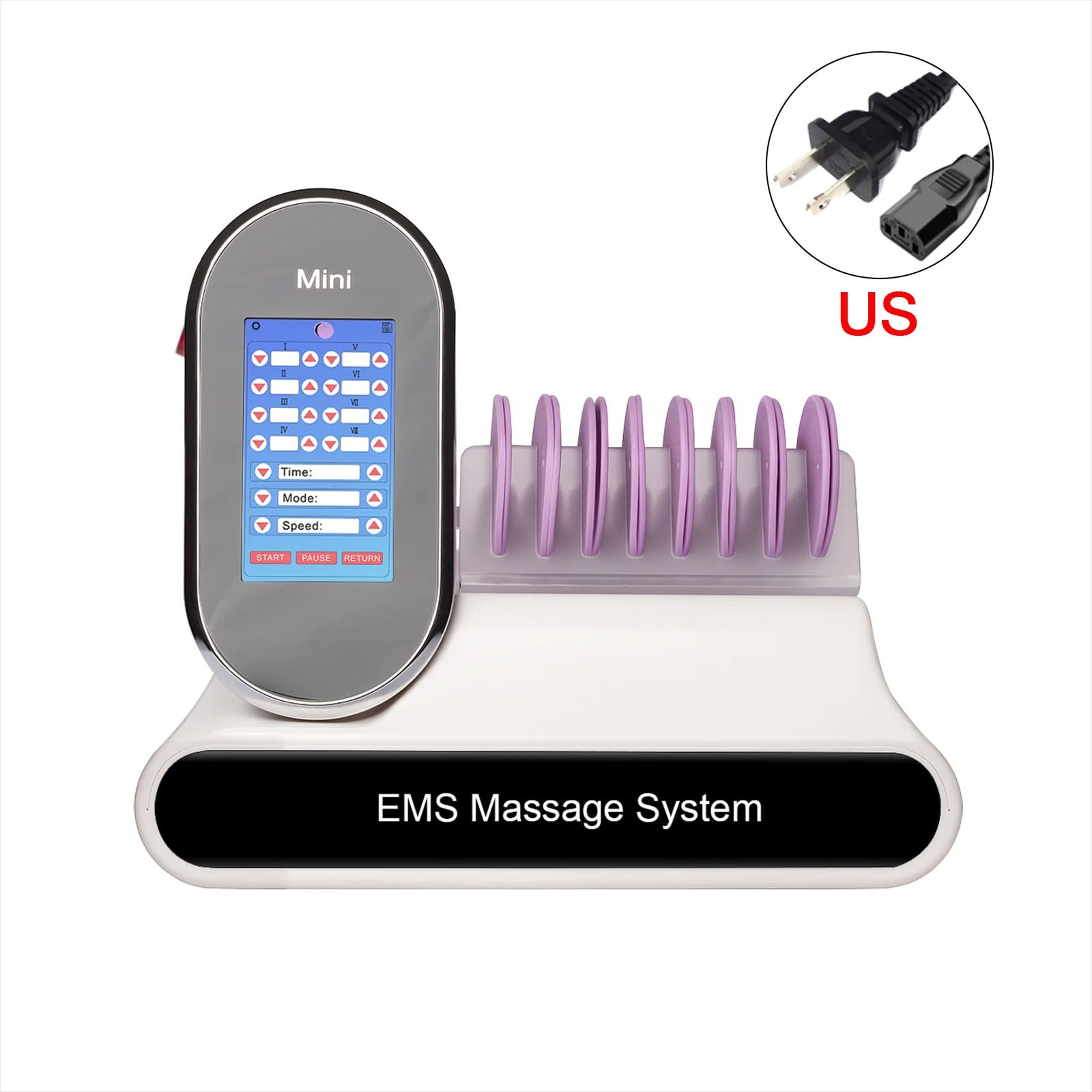 EMS Muscle Stimulator Machine With TENS Therapy  Electric Muscle Toning  Pain Relief Device For Ful 6