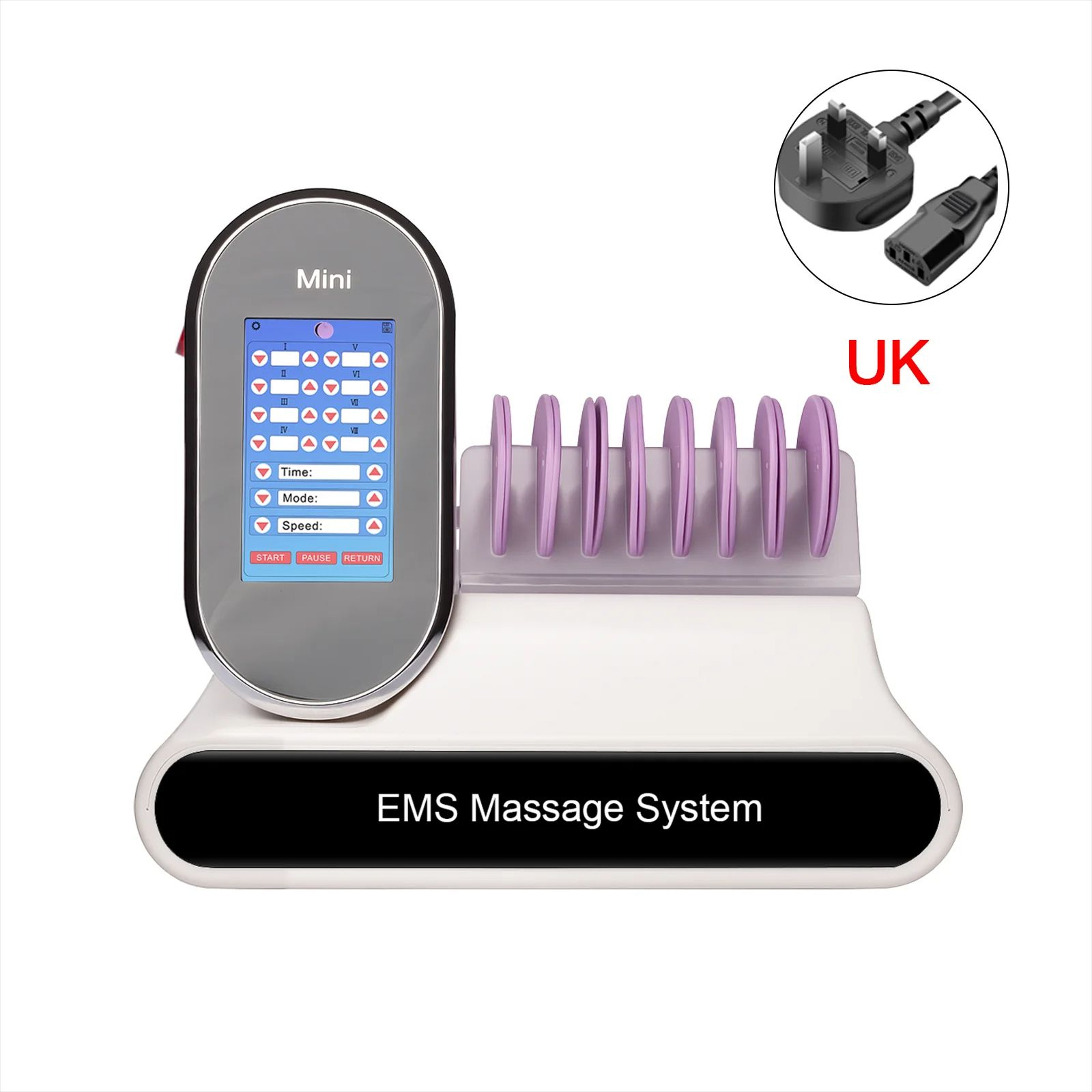 EMS Muscle Stimulator Machine With TENS Therapy  Electric Muscle Toning  Pain Relief Device For Ful 9
