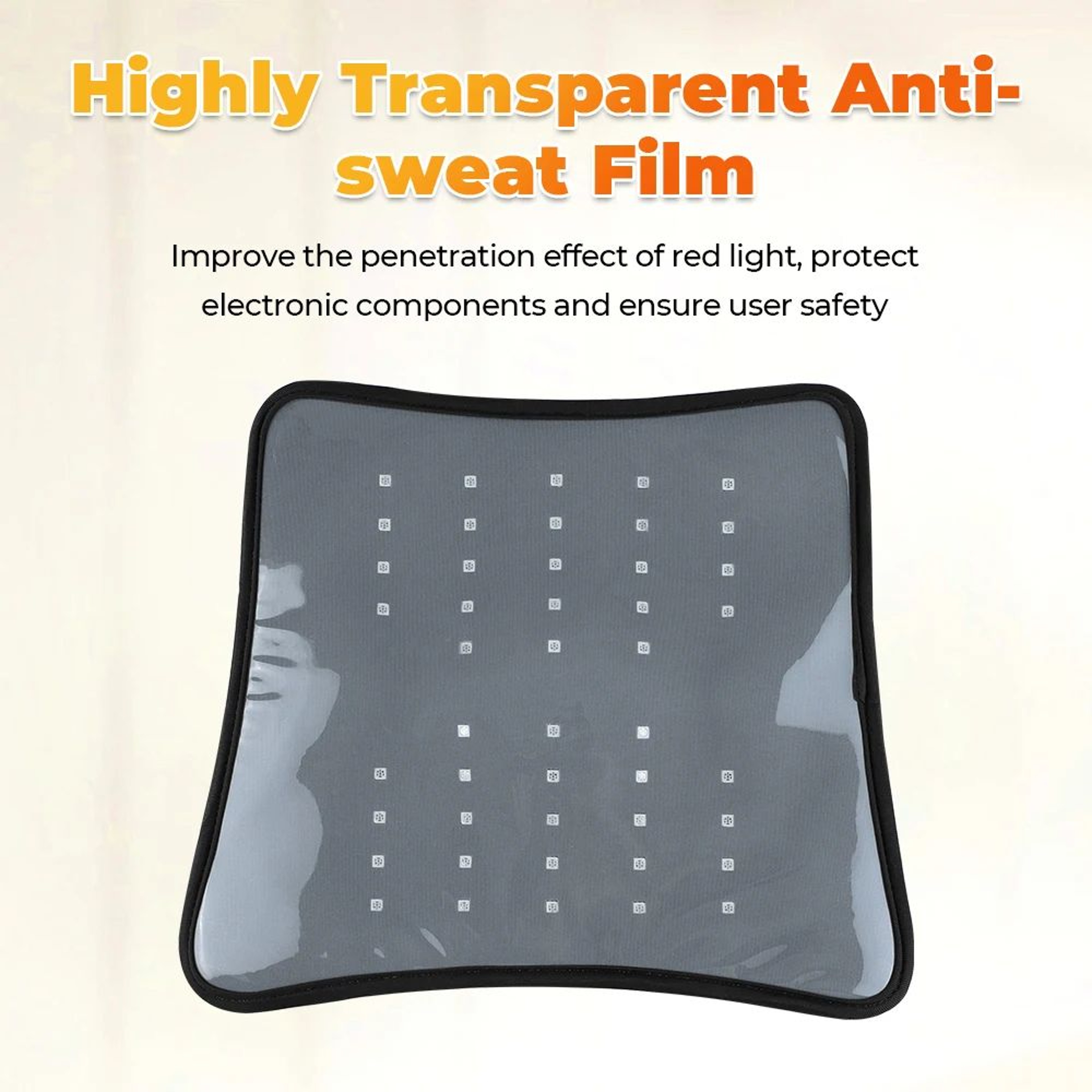LED Heating Pad With Vibration Massage Wrap  Adjustable Red Light Therapy Shoulder Waist Knee Pain  4