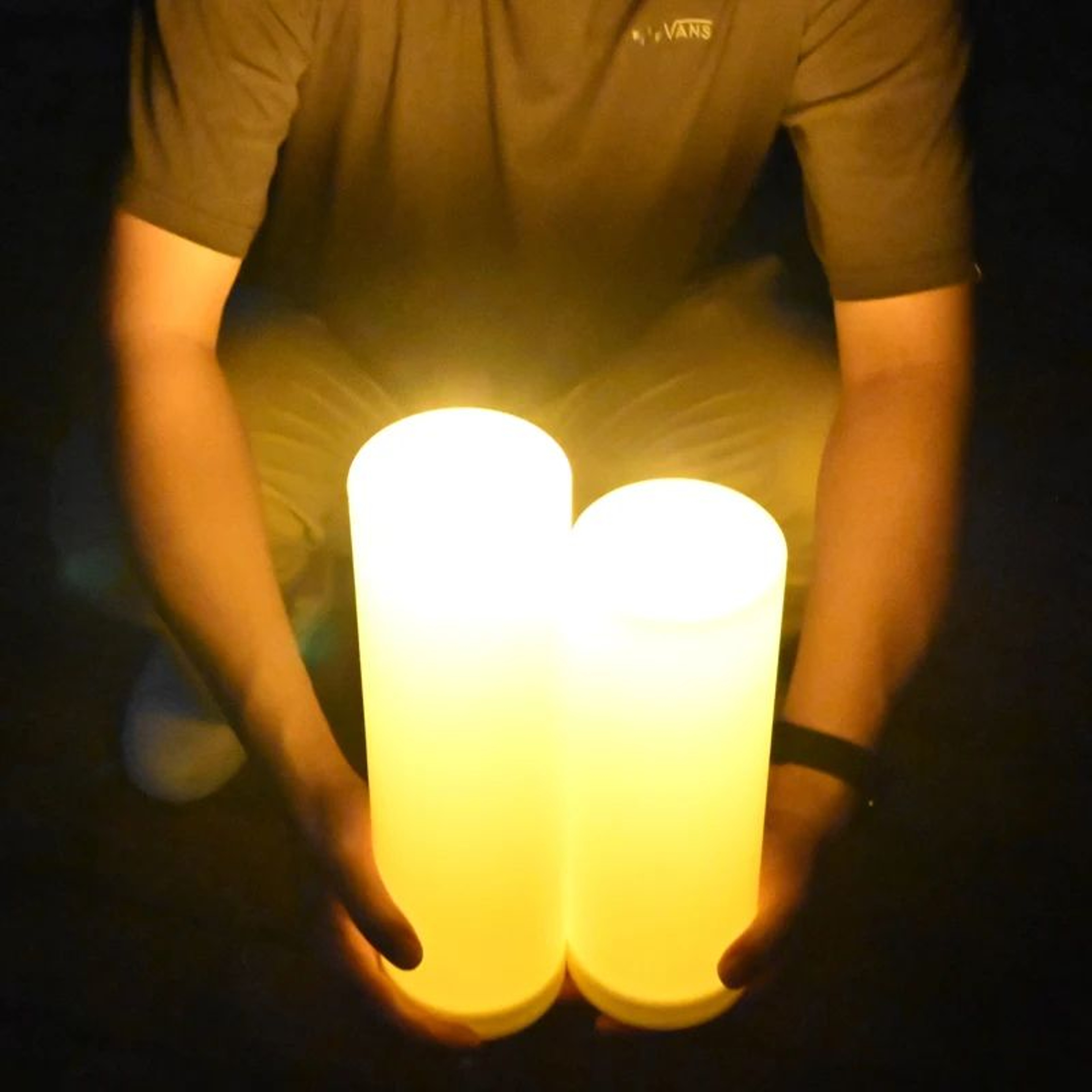 Flameless LED Pillar Candle With Remote Timer  Warm White Battery Operated Decorative Candle For We 2