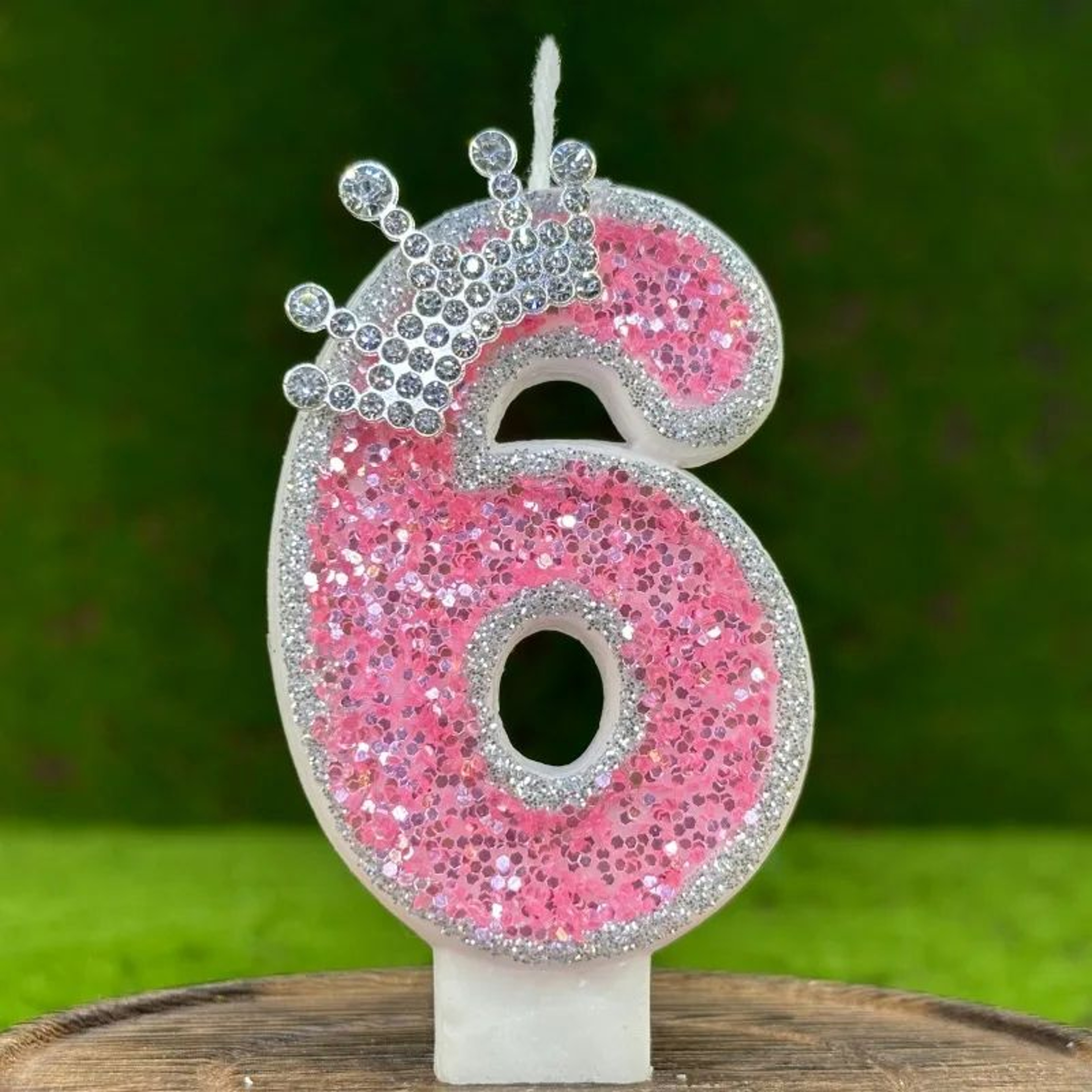 DIY Creative Digital Birthday Candle Set With Crown Topper  Reusable Cake Decoration Party Supplies 3