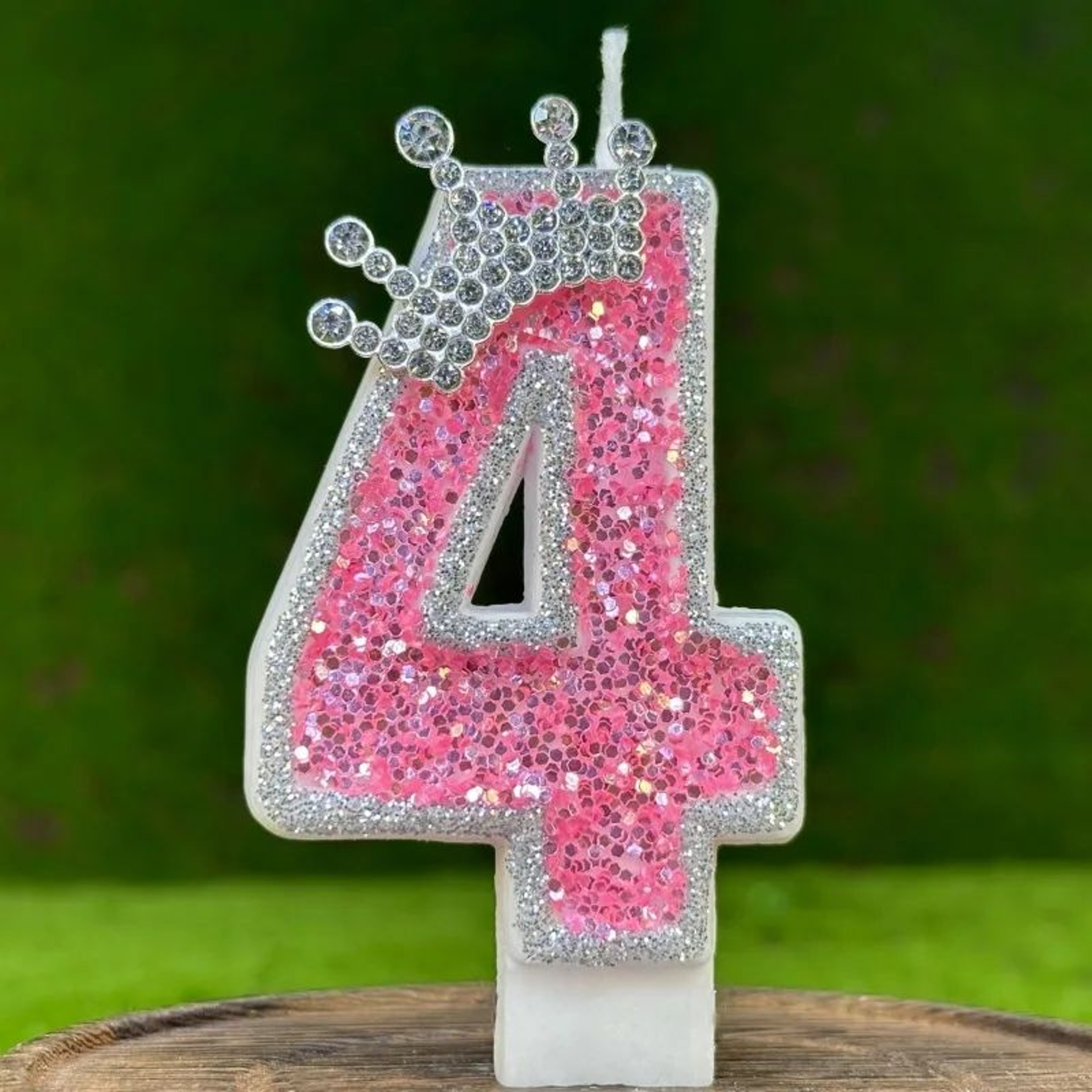 DIY Creative Digital Birthday Candle Set With Crown Topper  Reusable Cake Decoration Party Supplies 10