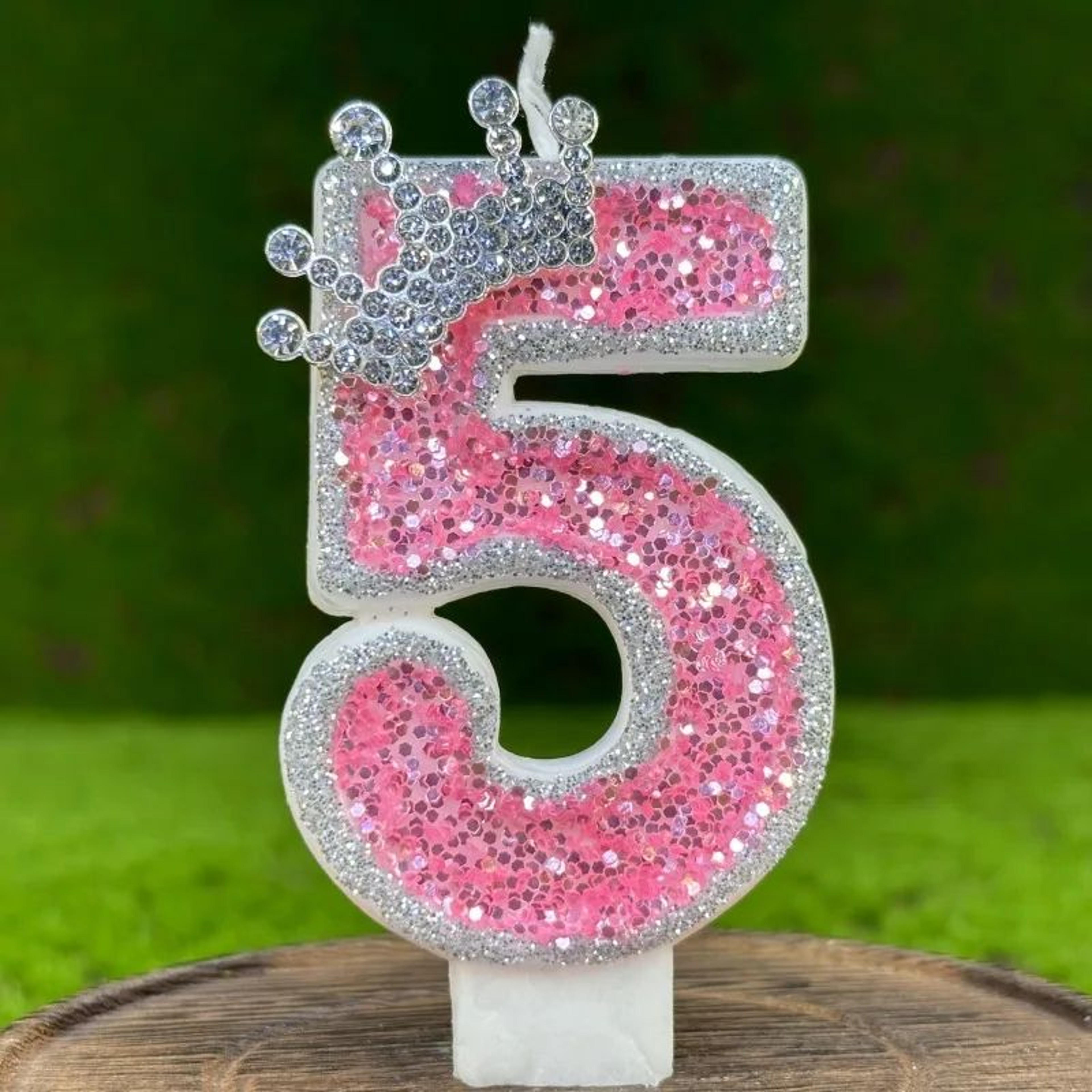 DIY Creative Digital Birthday Candle Set With Crown Topper  Reusable Cake Decoration Party Supplies 11