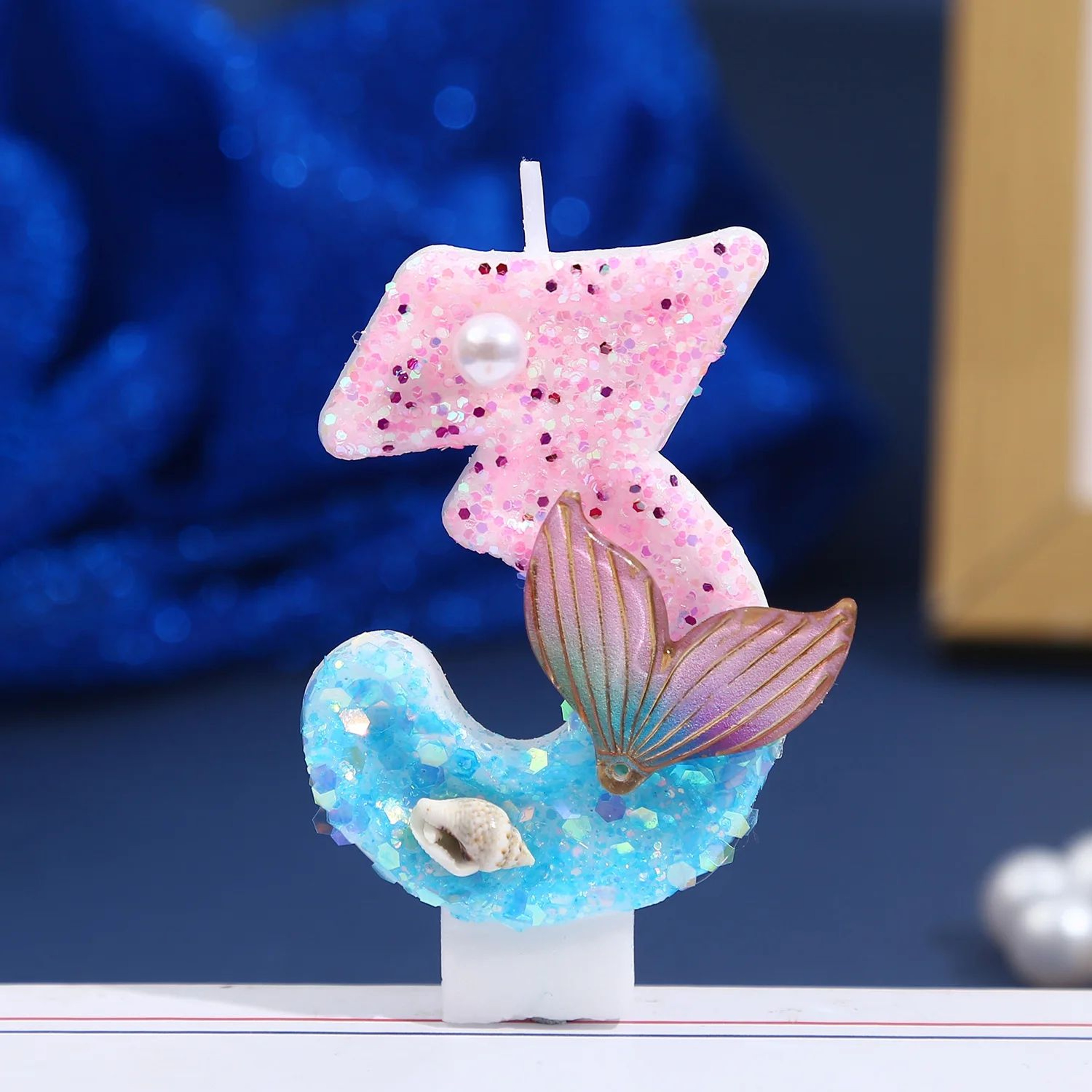 Digital Pink Gradient Birthday Candle Set  Creative Number Cake Candles For Birthday Party Decorati 8