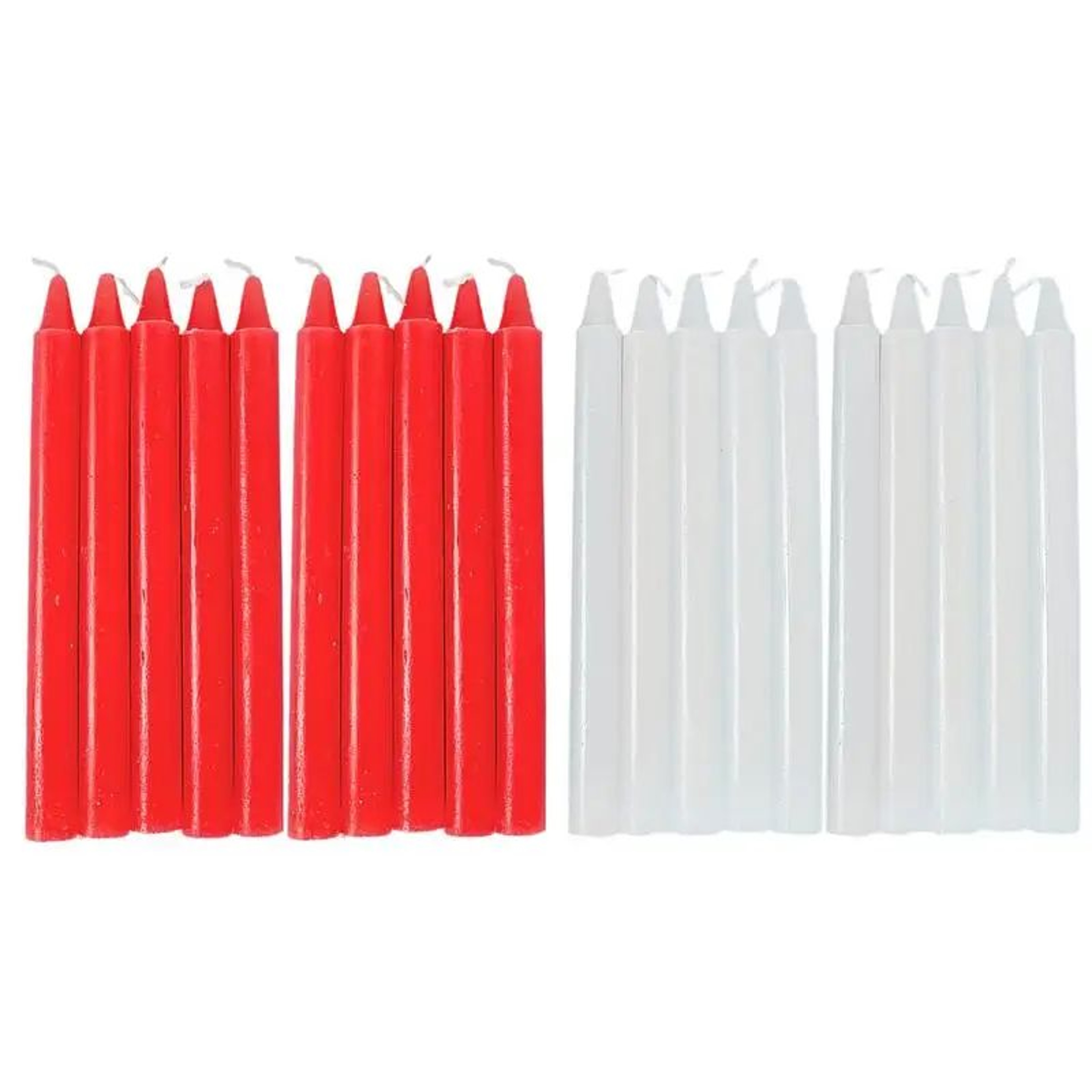 10pcs Smokeless Mini Taper Candles  Long Burning Unscented Emergency Wedding  Home Lighting Candles 2