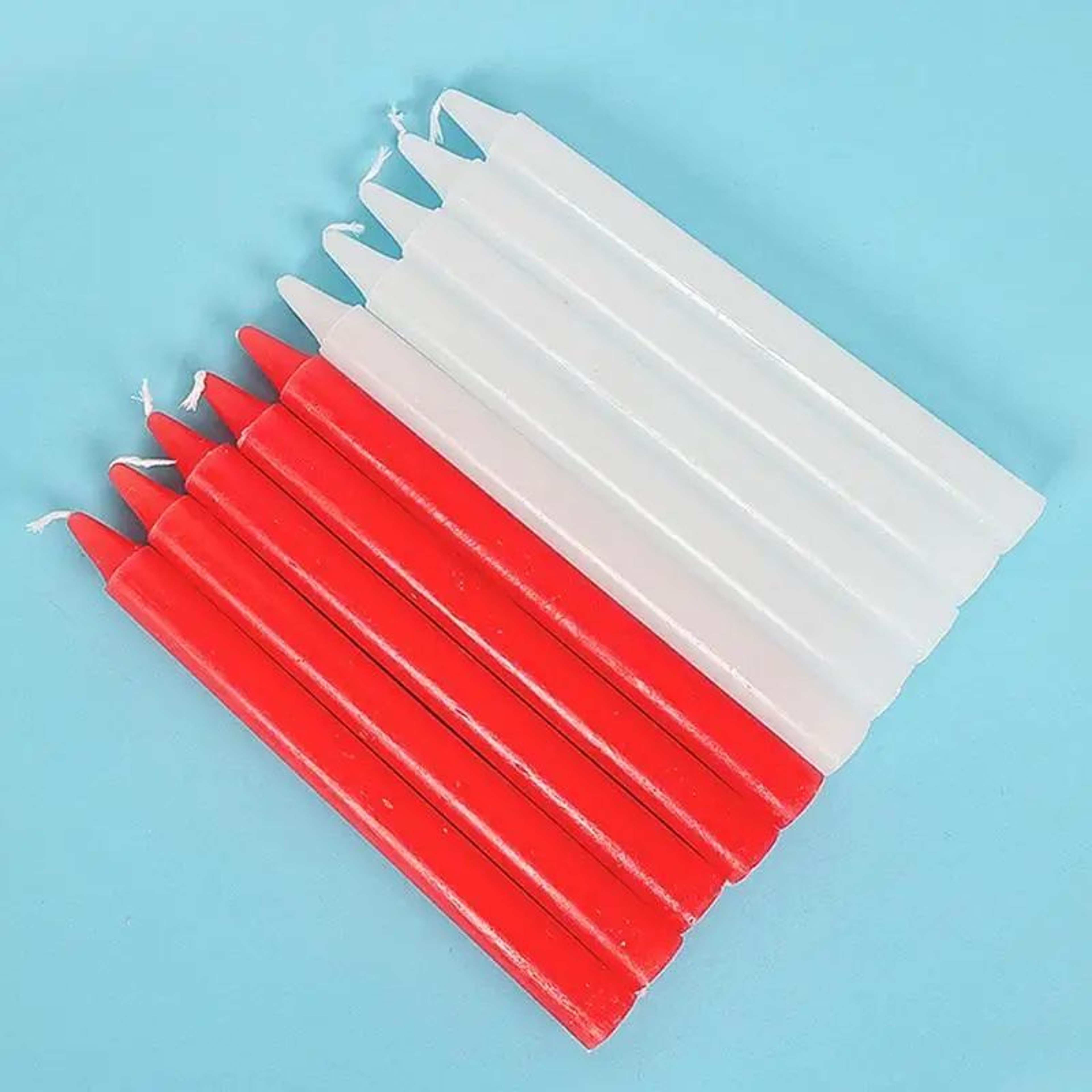 10pcs Smokeless Mini Taper Candles  Long Burning Unscented Emergency Wedding  Home Lighting Candles 4