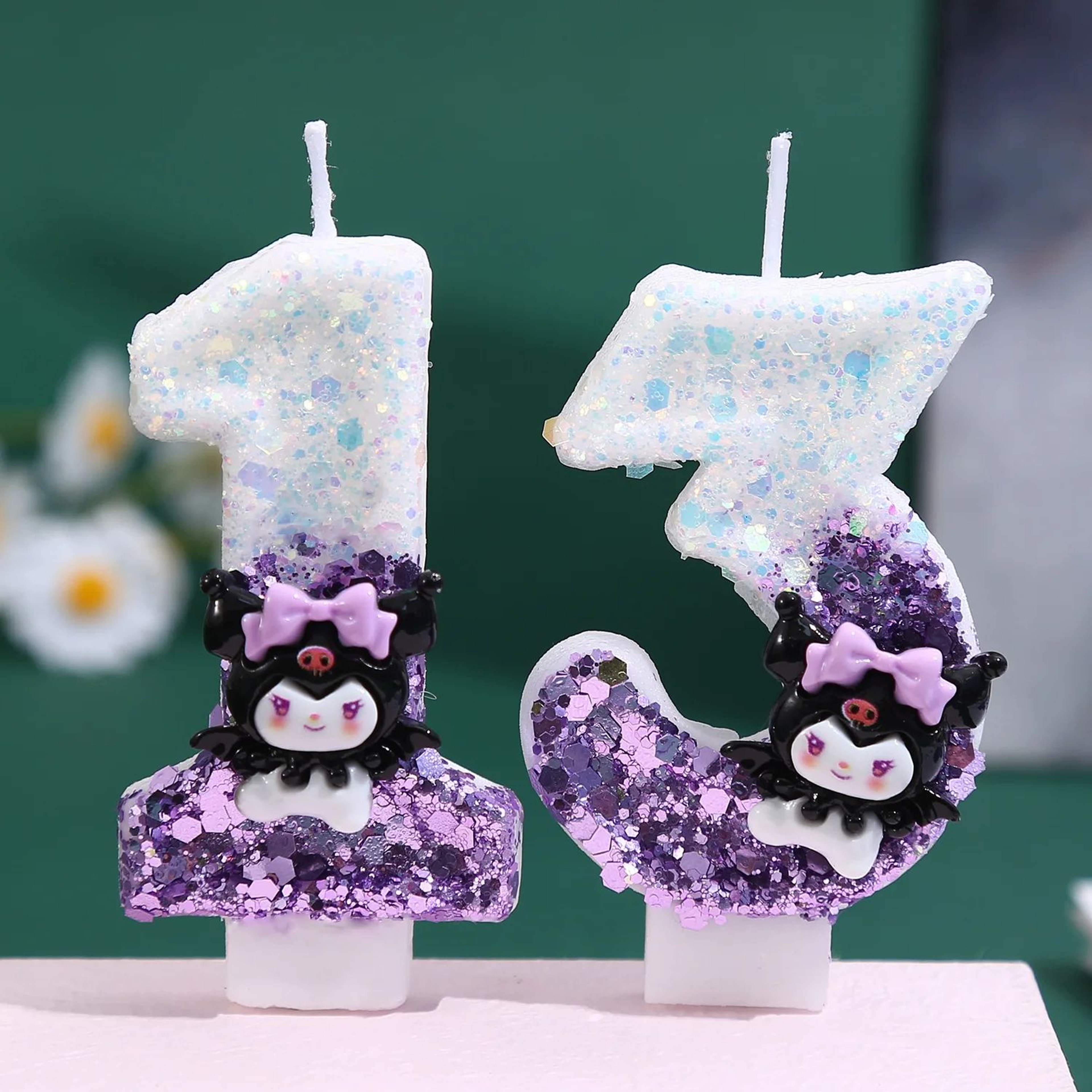 Cartoon Number Birthday Candle Cake Topper  Cute Digital Party Candle For Birthday Cakes  Dessert T 0