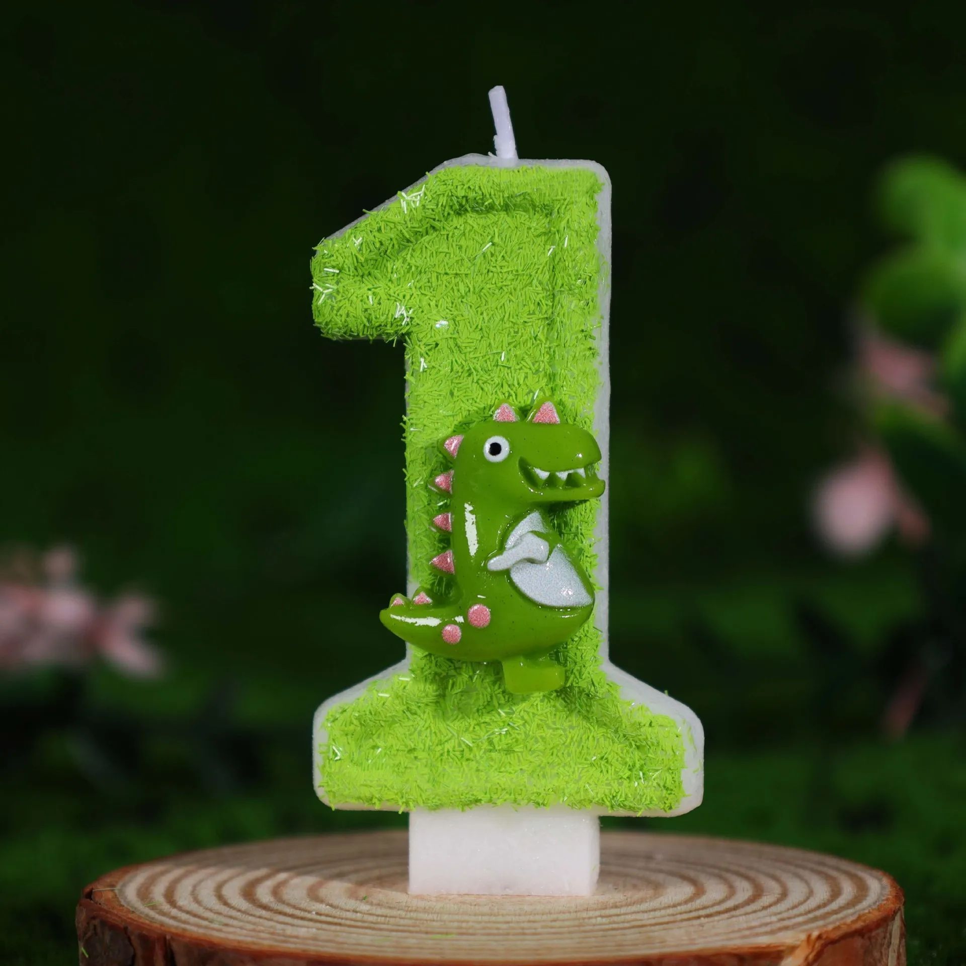 09 Dinosaur Number Birthday Candle  Cute Cartoon Cake Topper For Kids Birthday Party  One Year Cele 1