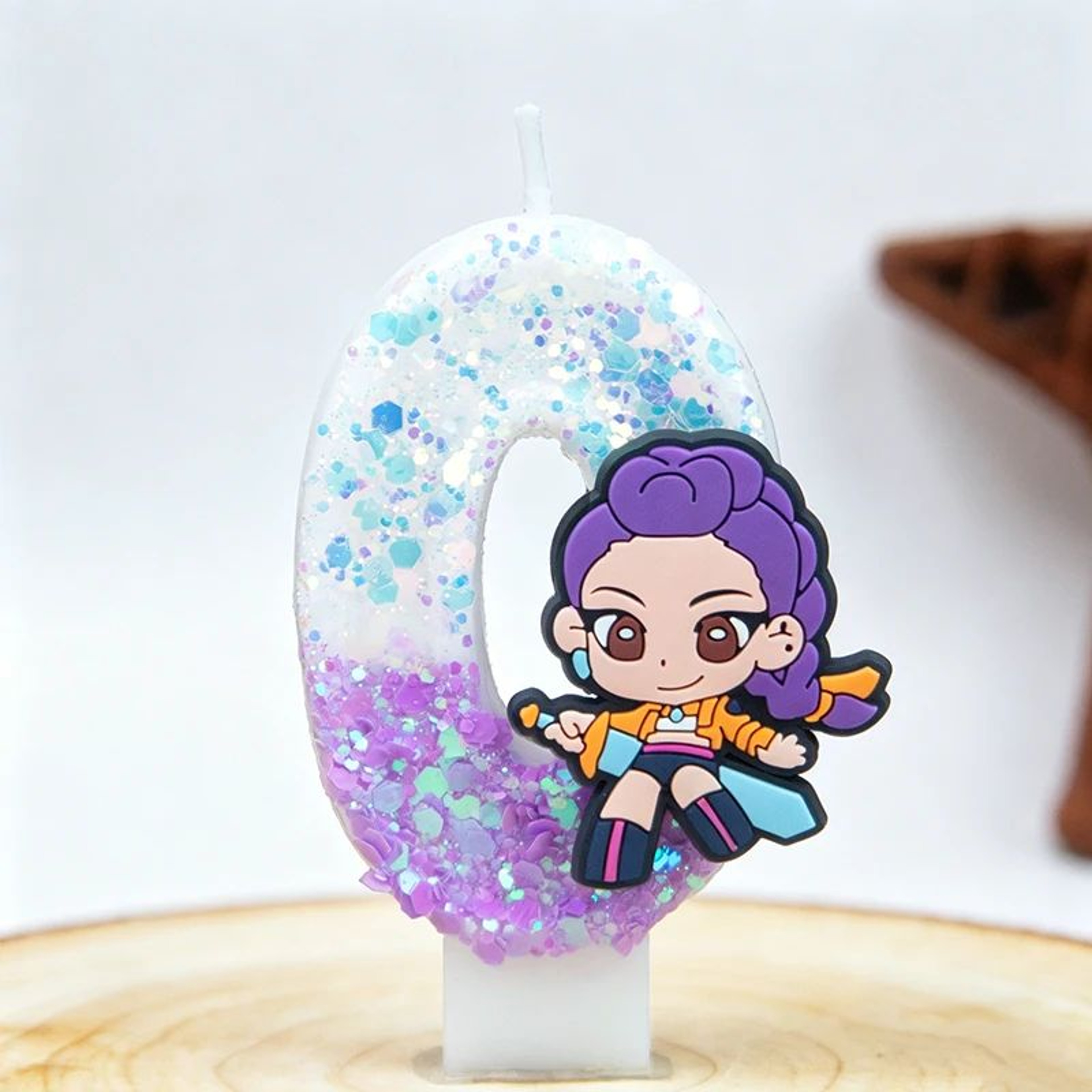 Creative Cartoon Birthday Cake Digital Candles  Party Cake Decorations  Holiday Celebration Accesso 4