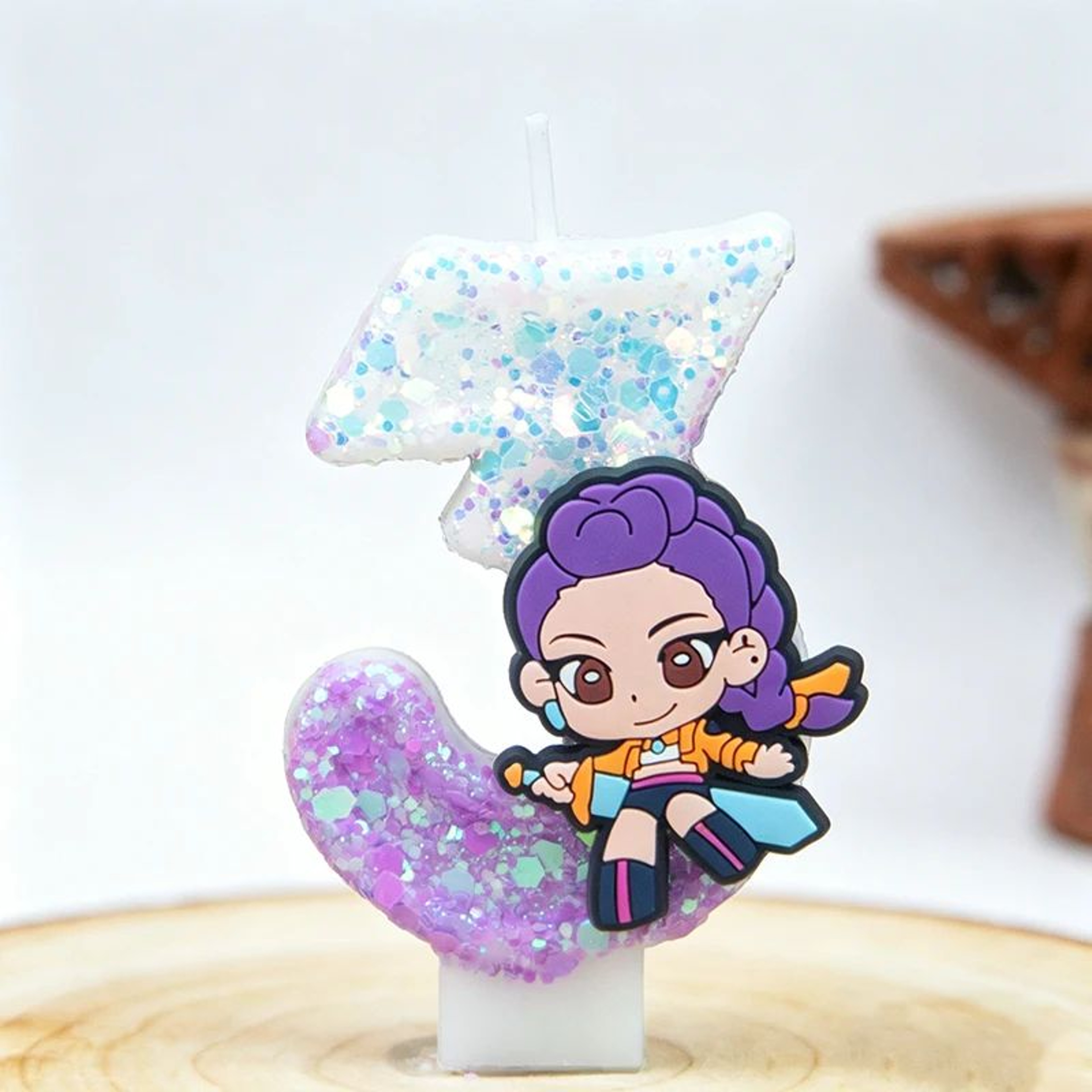 Creative Cartoon Birthday Cake Digital Candles  Party Cake Decorations  Holiday Celebration Accesso 9