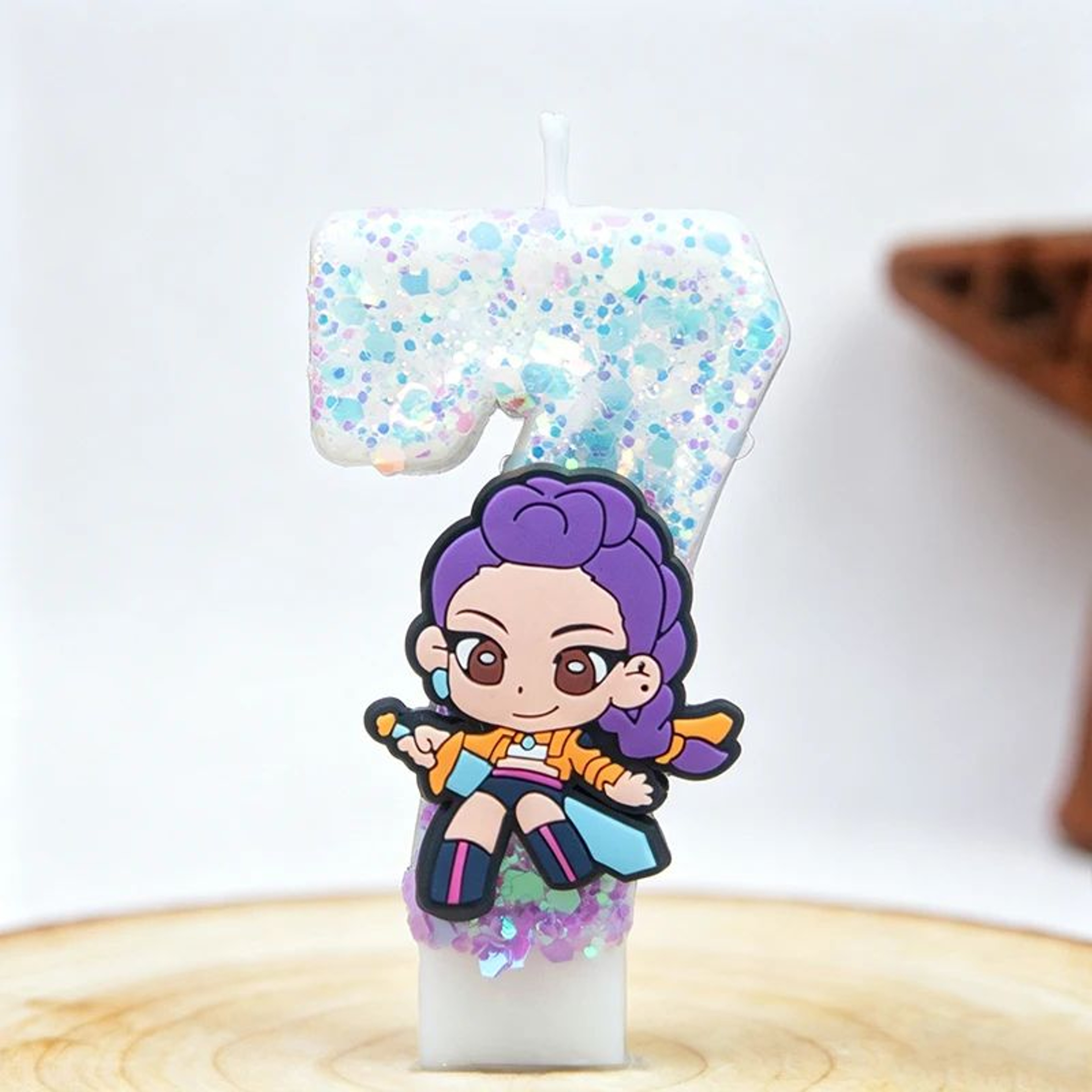 Creative Cartoon Birthday Cake Digital Candles  Party Cake Decorations  Holiday Celebration Accesso 13