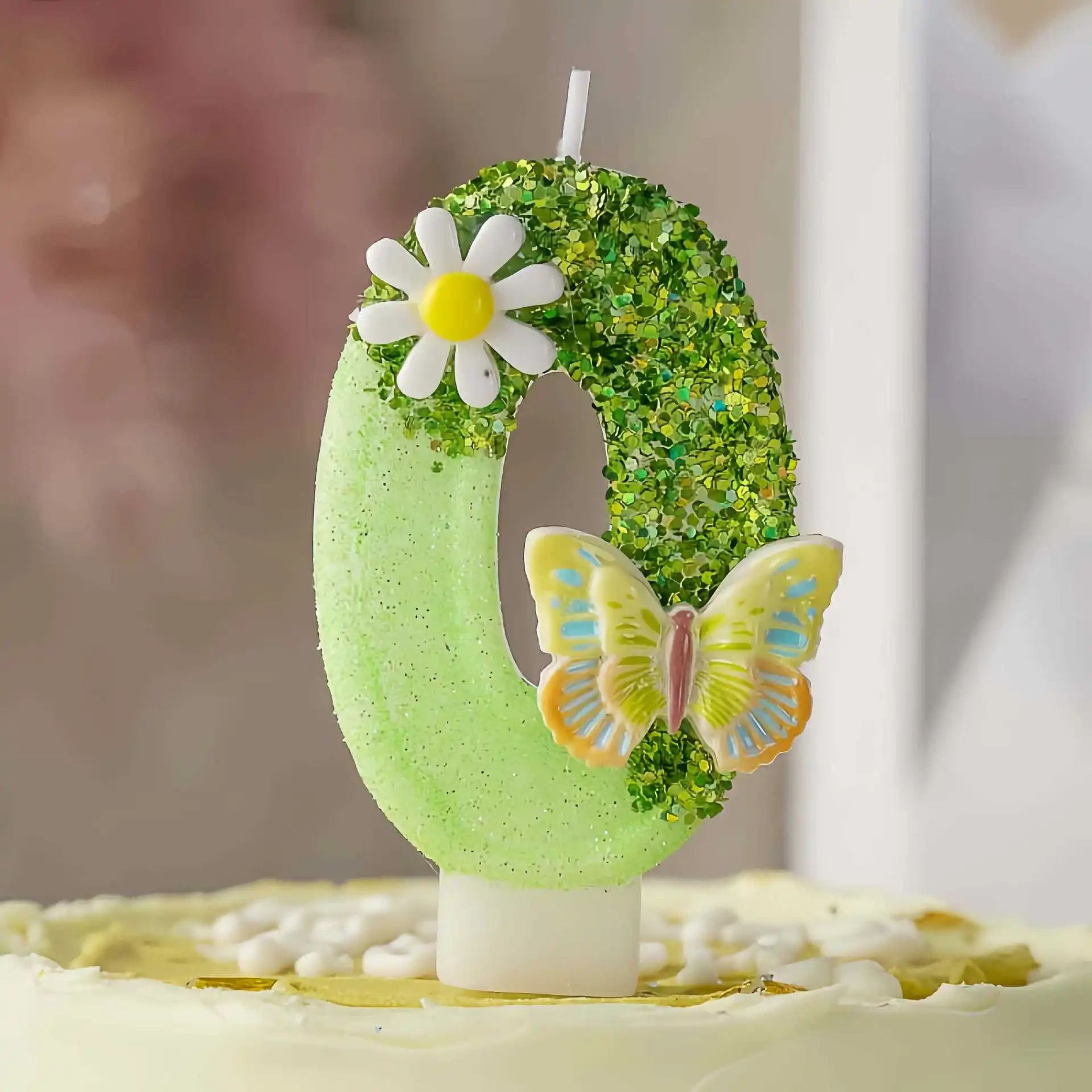 Butterfly Flower Digital Birthday Cake Candle  Creative LED Cake Decoration For Parties  Celebratio 6