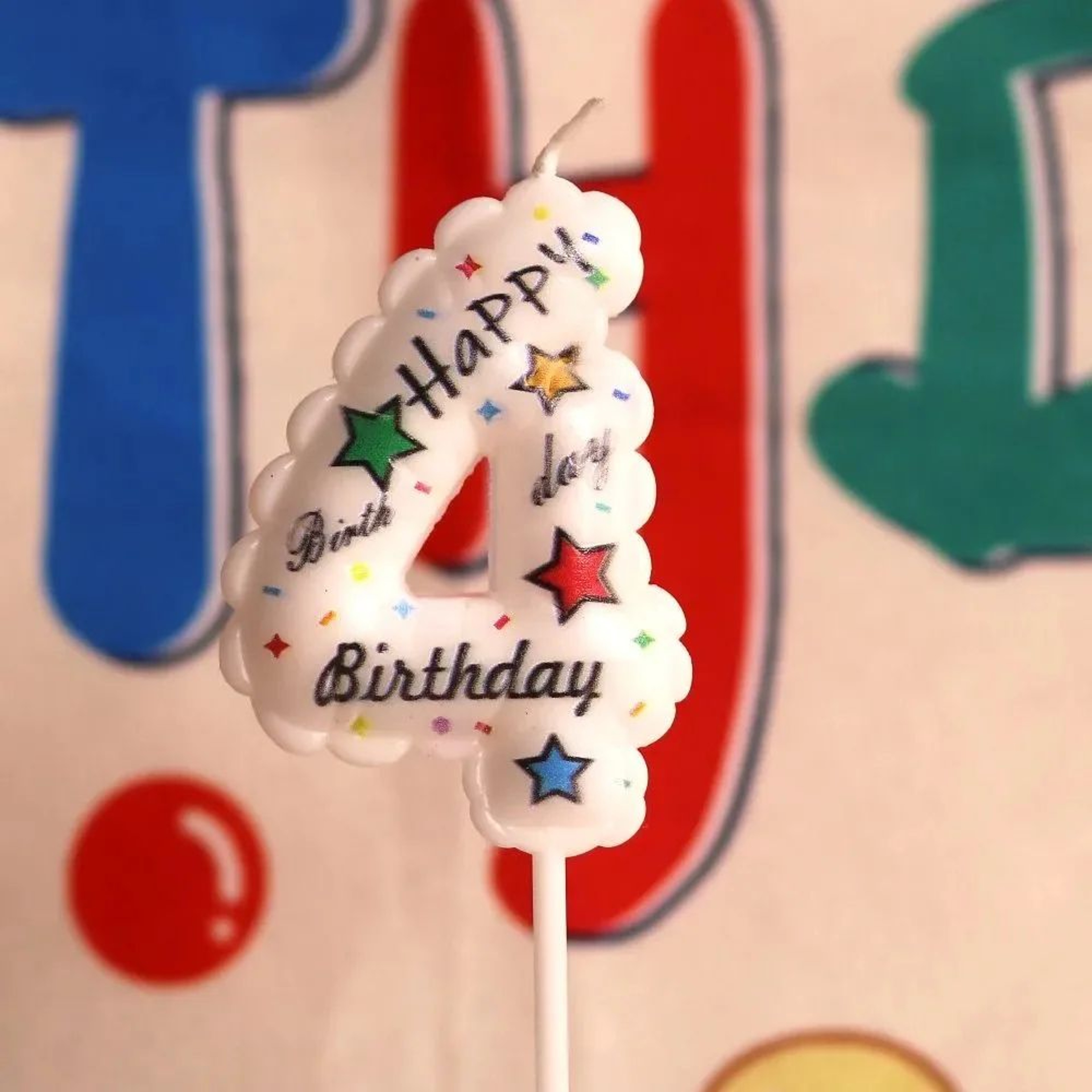 Happy Birthday Balloon Digital Candle  Reusable Cake Topper For Birthday Cakes Dessert Tables  Part 4