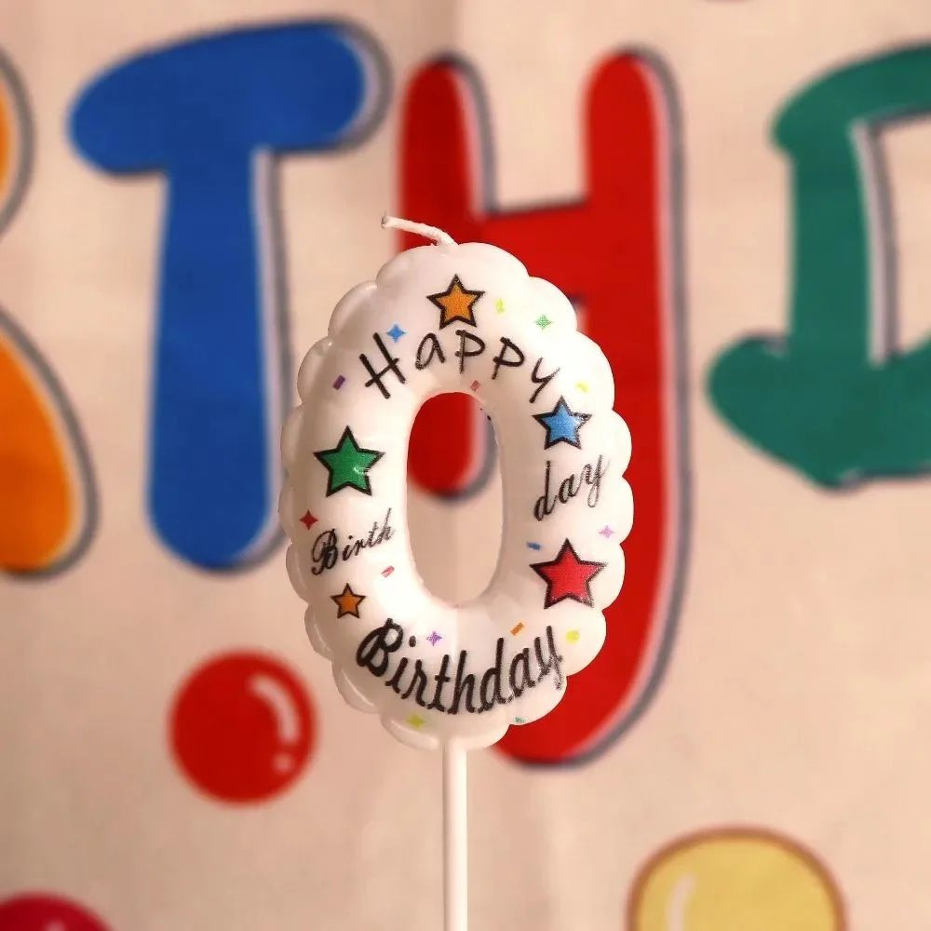 Happy Birthday Balloon Digital Candle  Reusable Cake Topper For Birthday Cakes Dessert Tables  Part 6