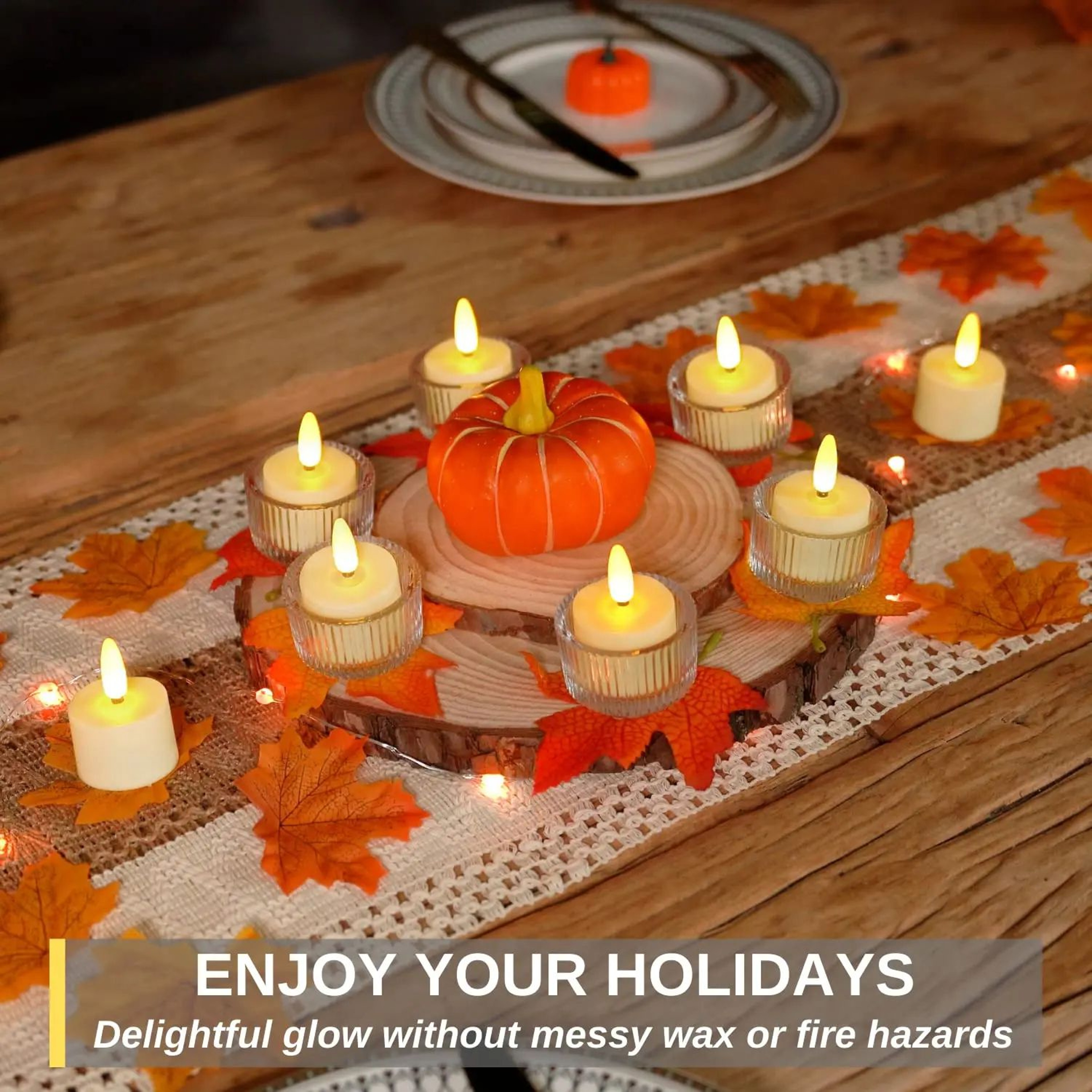 12pcs Rechargeable LED Flameless Candles With Remote  Timer  USB Charging Flickering Warm White Lig 4