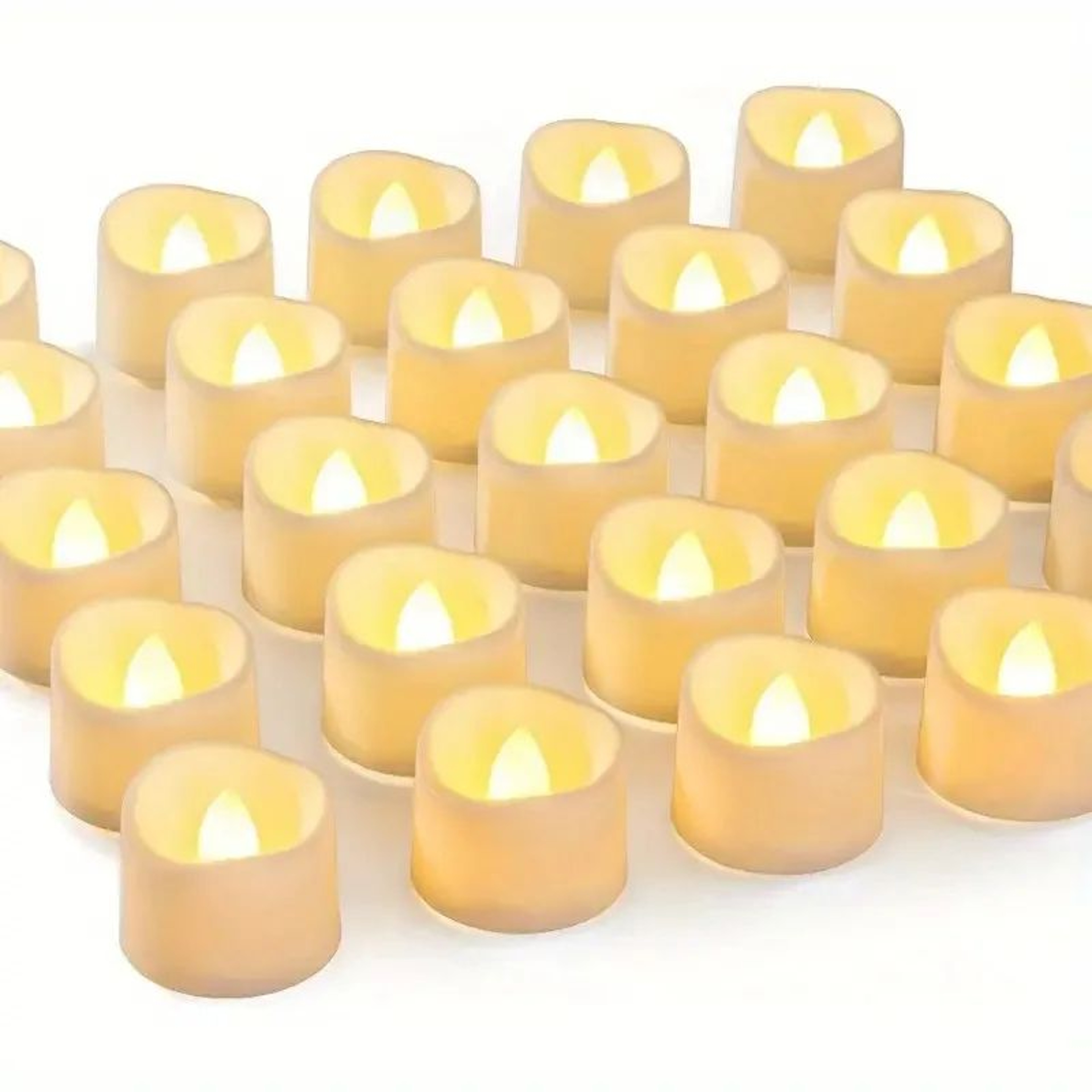 Flameless LED Tea Light Candles  Battery Operated Flickering Votive Lights For Weddings Centerpiece 1