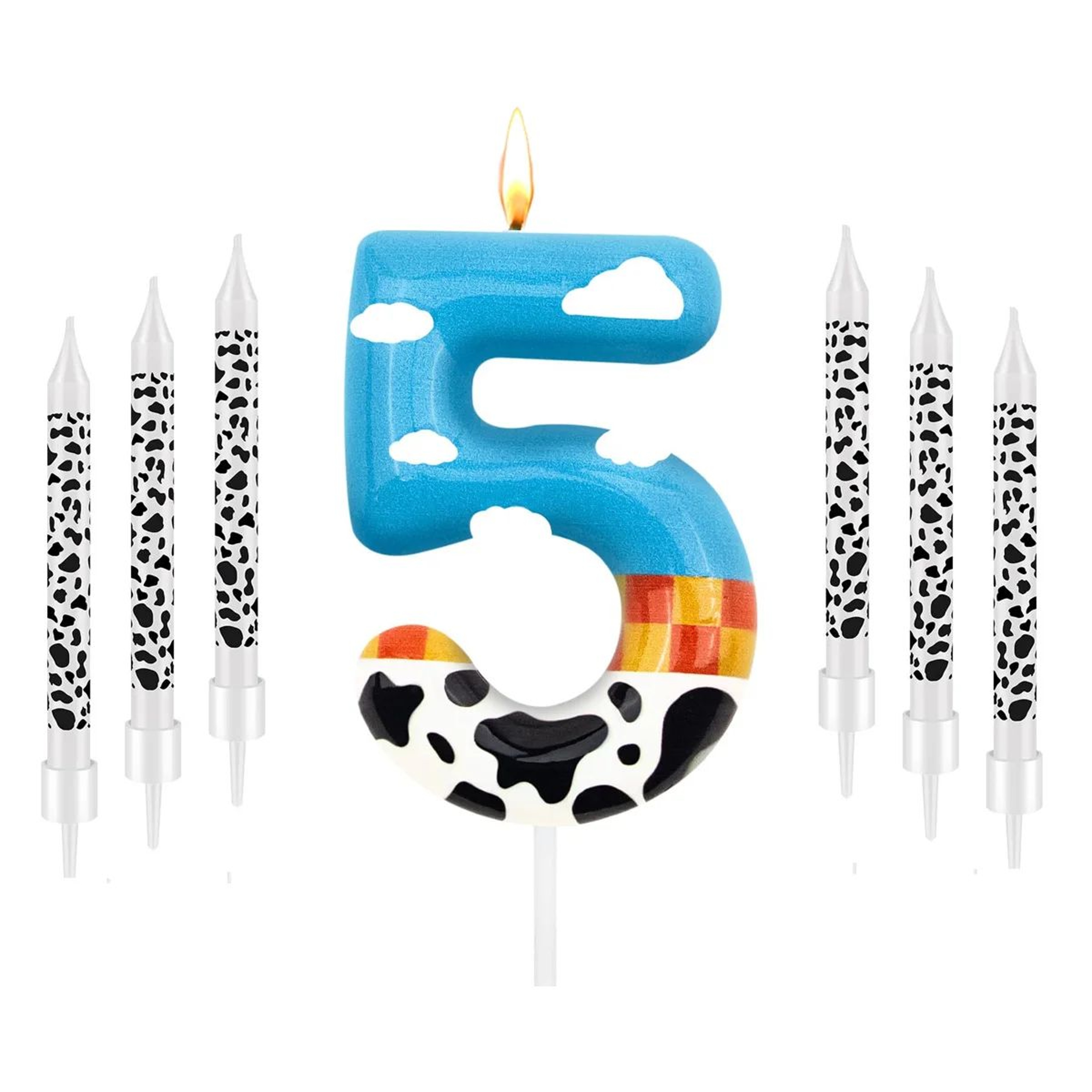 7pcs Toy Story 4th Birthday Number Candle Set  Cartoon Cake Toppers For Boys  Girls Party Decoratio 11