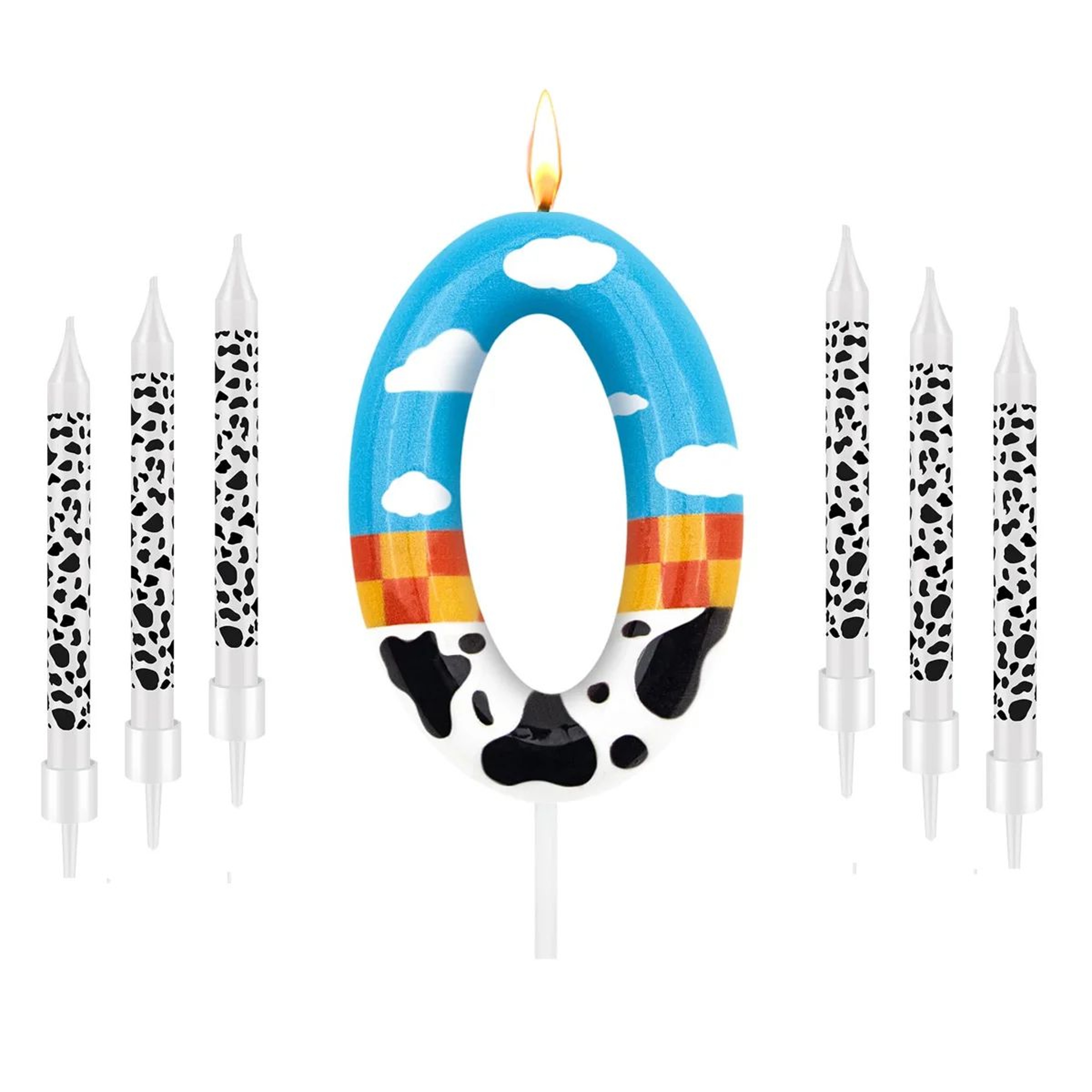 7pcs Toy Story 4th Birthday Number Candle Set  Cartoon Cake Toppers For Boys  Girls Party Decoratio 6