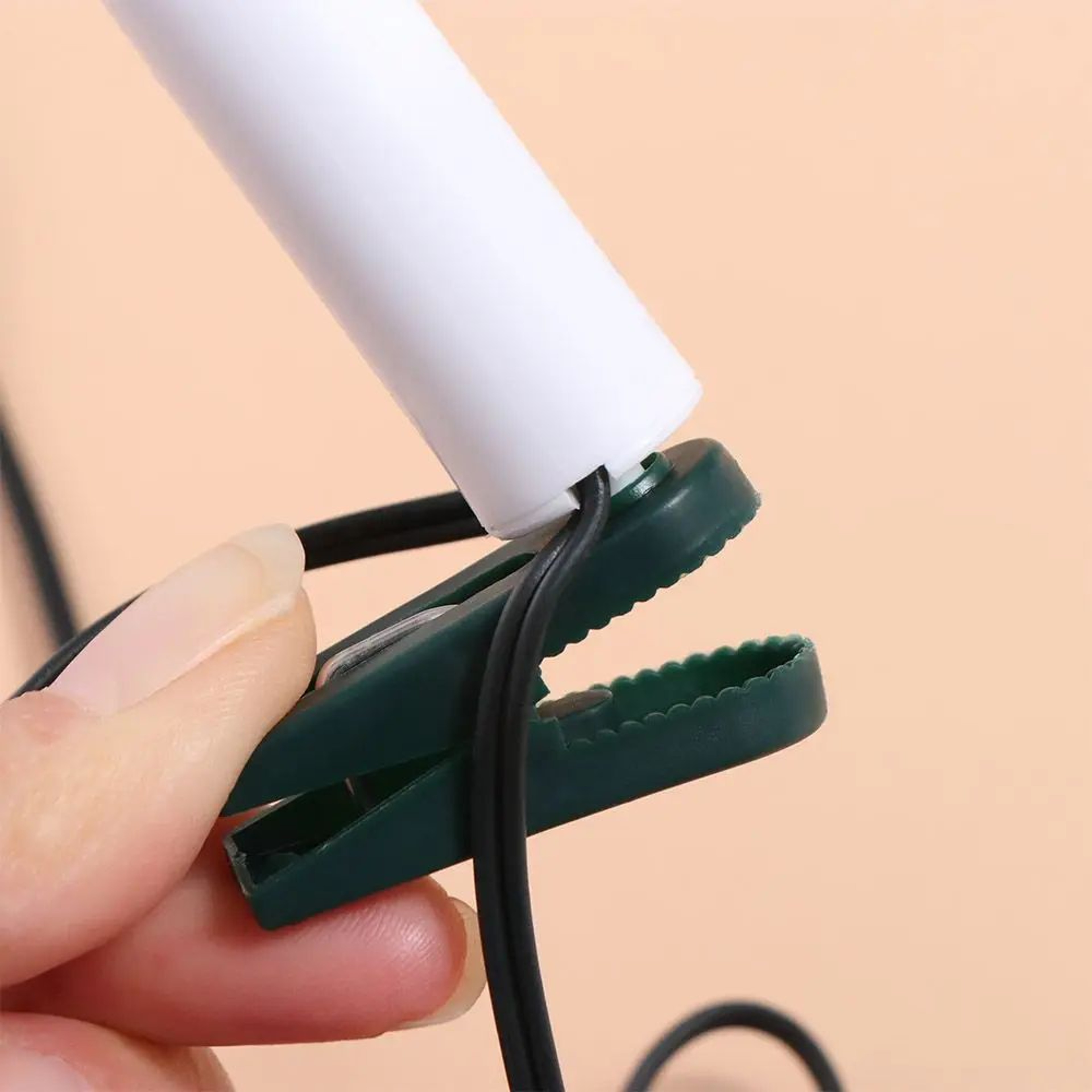 20pcs USB LED ClipOn Flameless Candle String Lights  Reusable Christmas Tree Decorative Lights 4