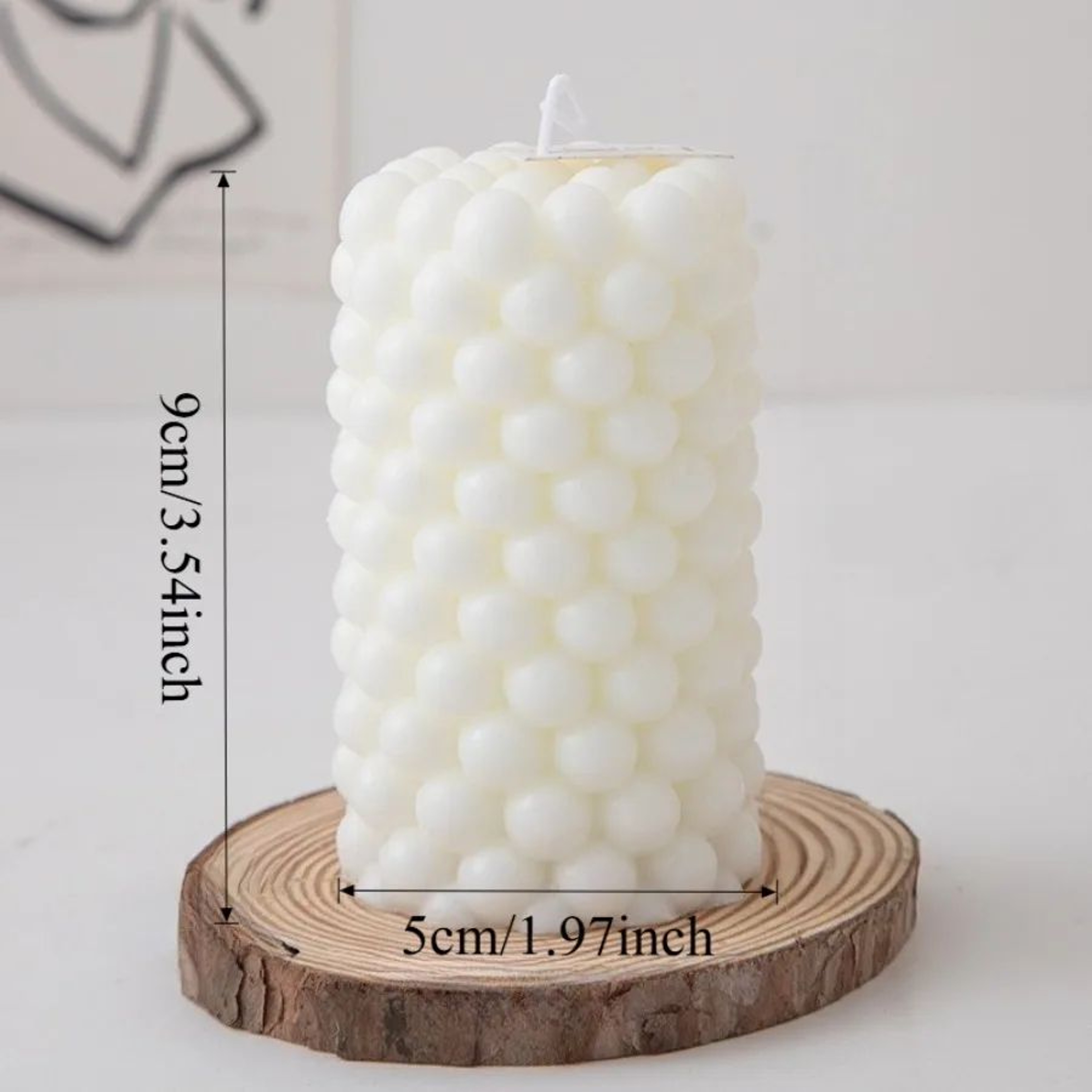 Nordic Bubble Cube Soy Wax Scented Candle  Aromatherapy Home Decor For Bedroom Table  Gifts 10