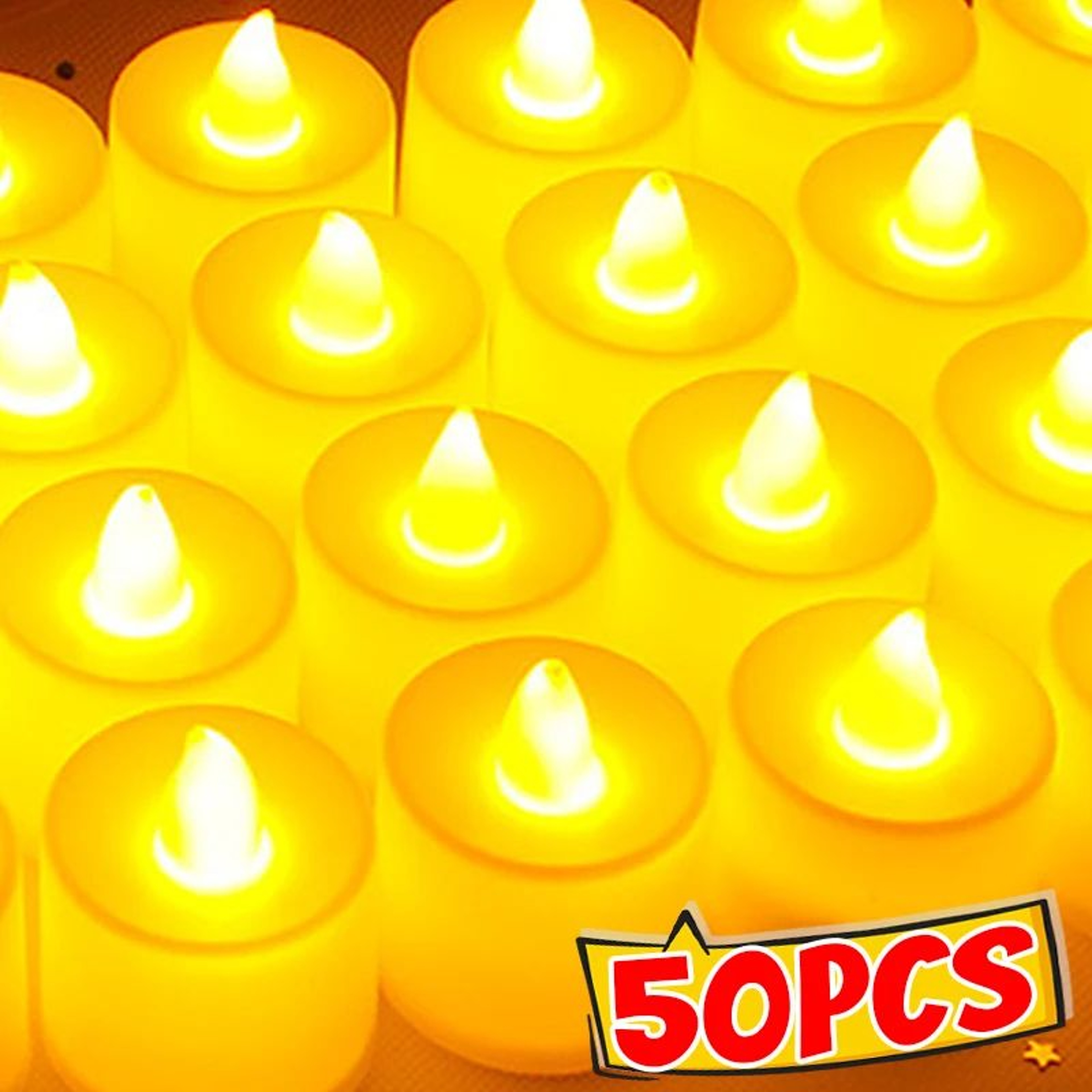 Flameless LED Tealight Candles  Battery Powered Warm White Lights For Wedding Party  Home Decor 0