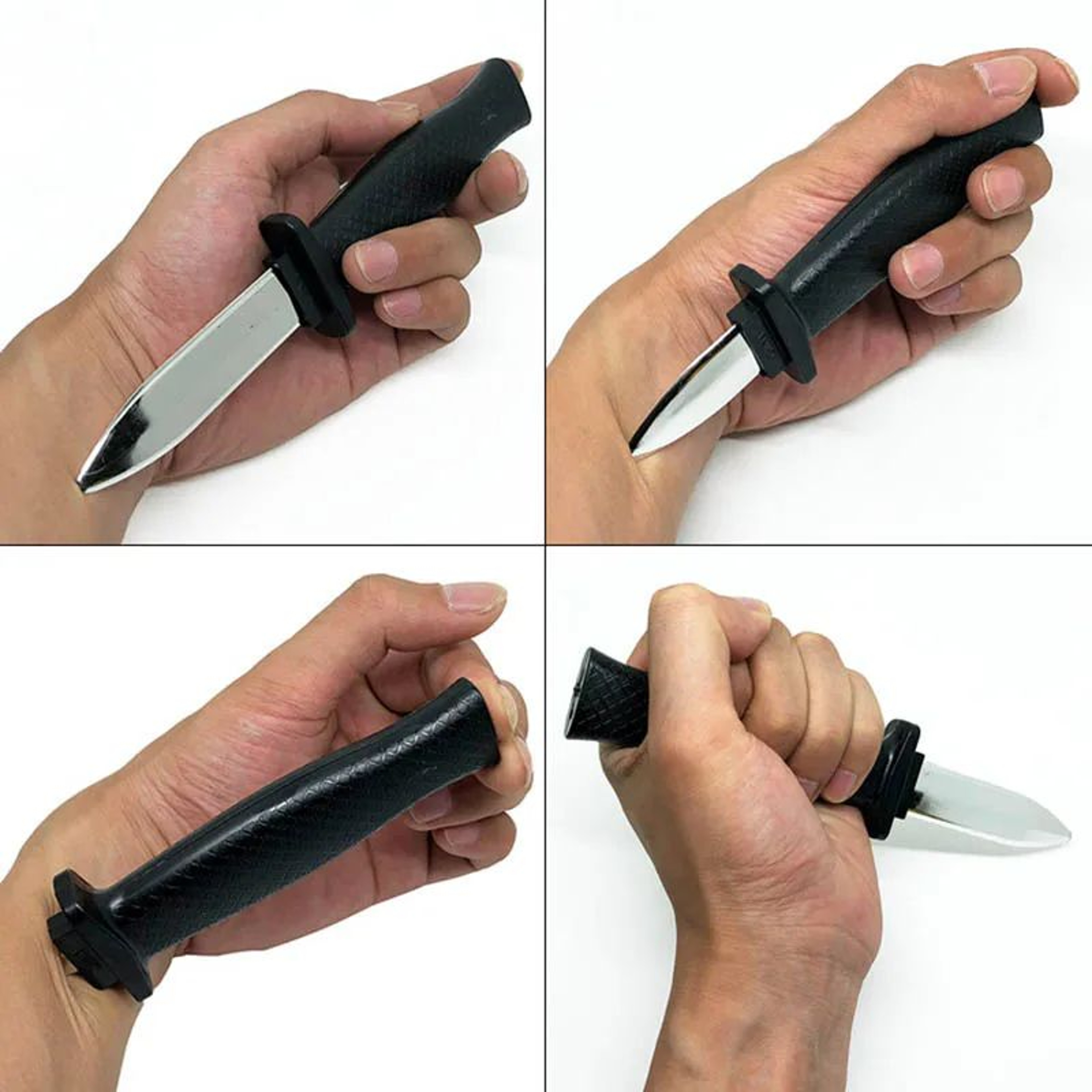 Halloween Plastic Retractable Fake Knife  Safe Prank Toy Costume Prop  Party Decoration 2